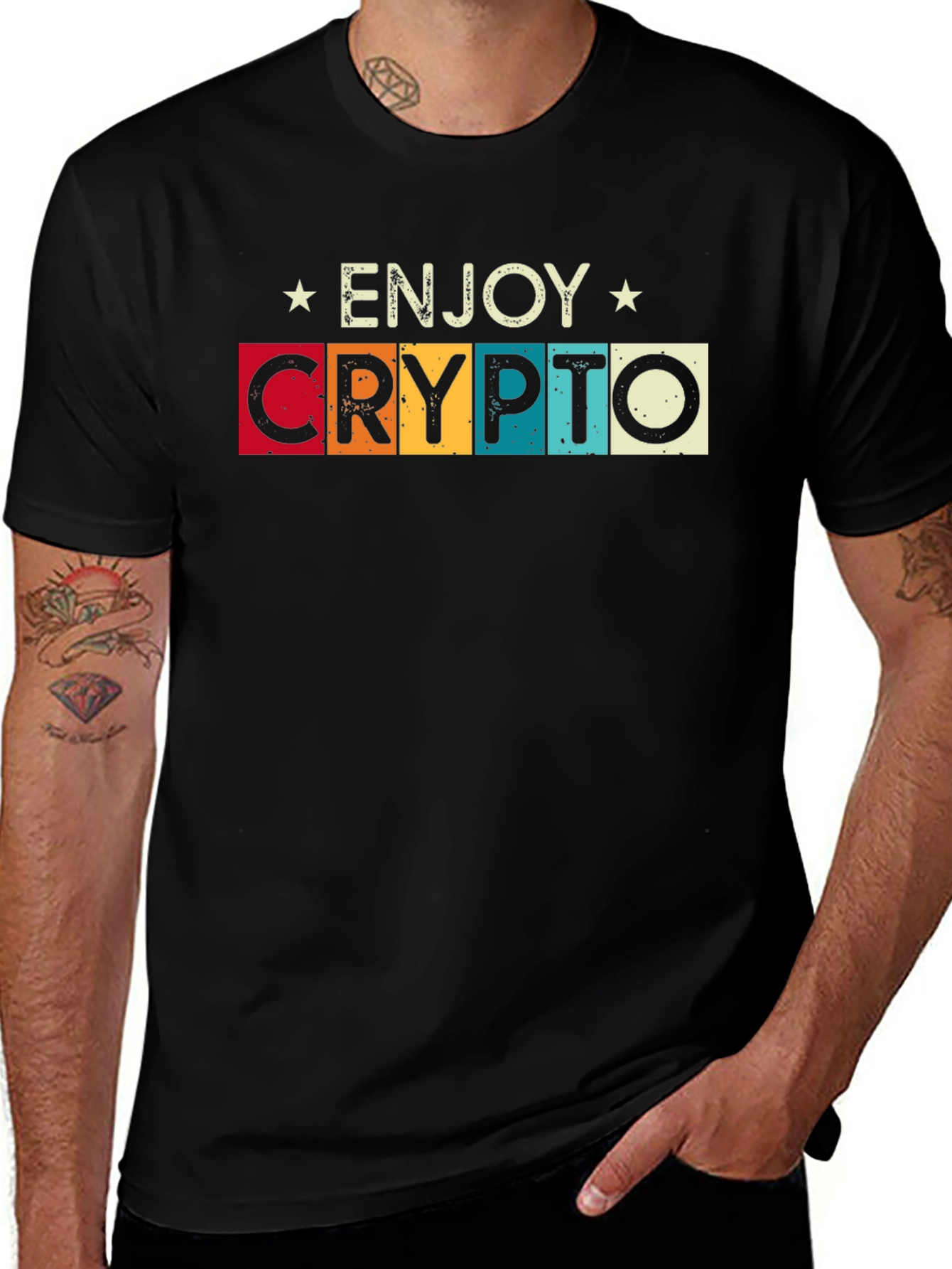 Enjoy Crypto Retro T-Shirt
