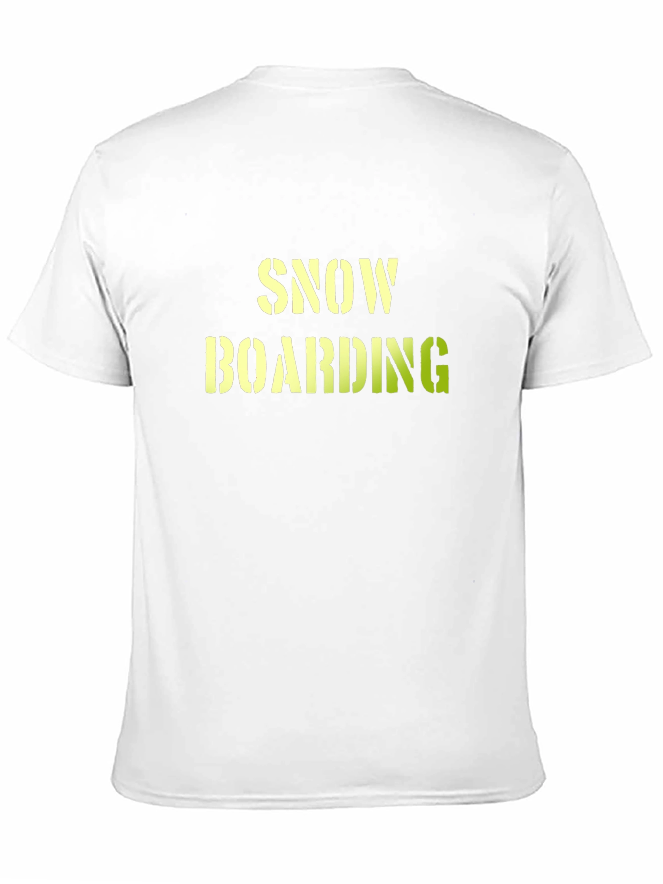 Snow Boarding Black T-Shirt