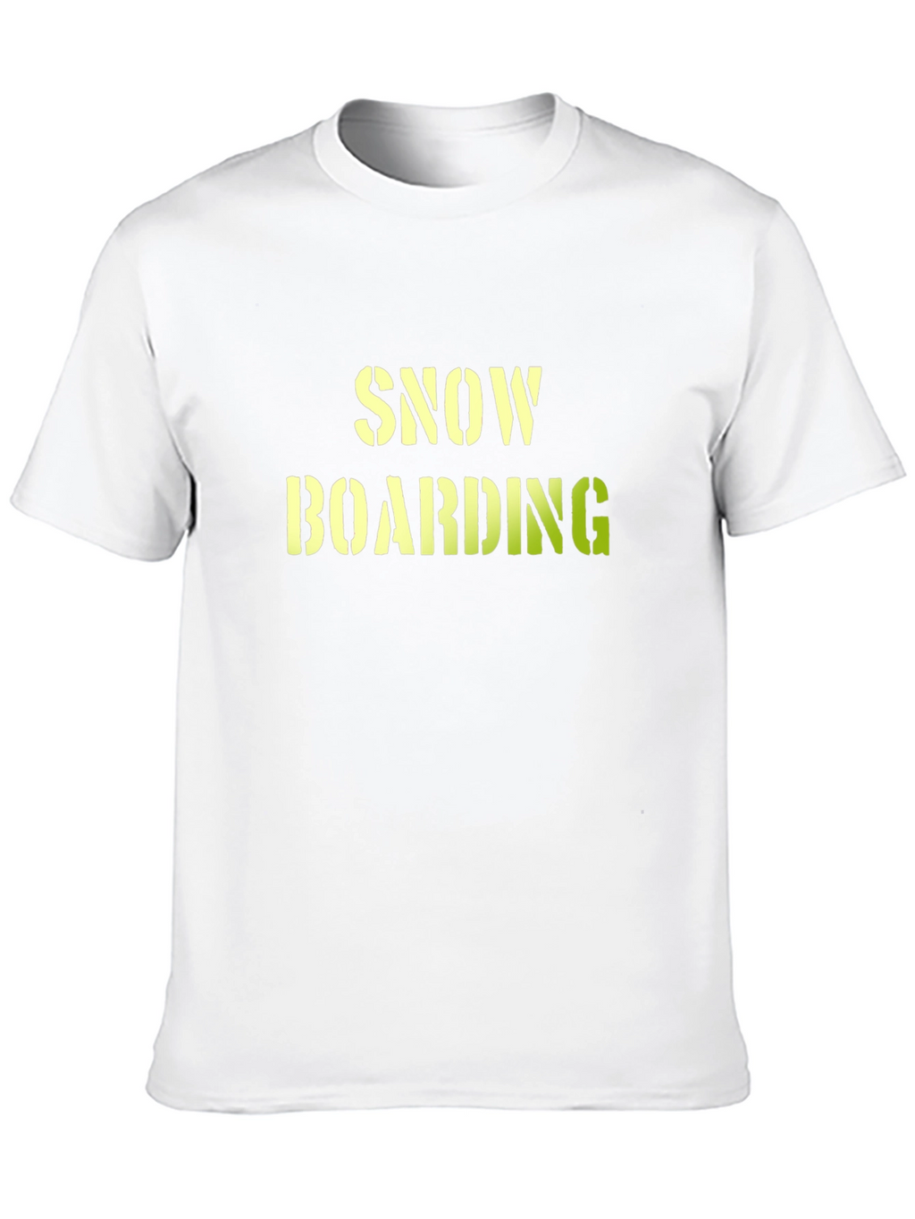 Snow Boarding Black T-Shirt