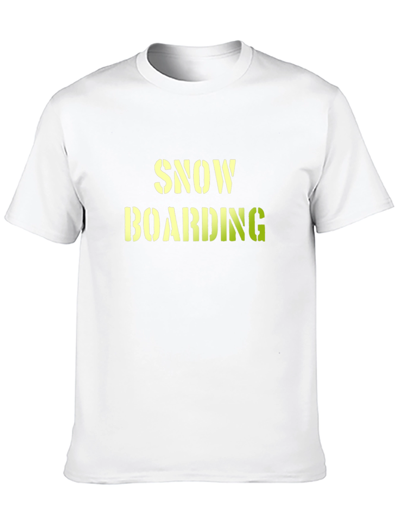 Snow Boarding Black T-Shirt