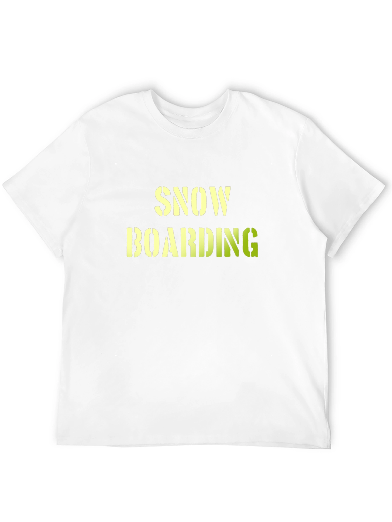 Snow Boarding Black T-Shirt