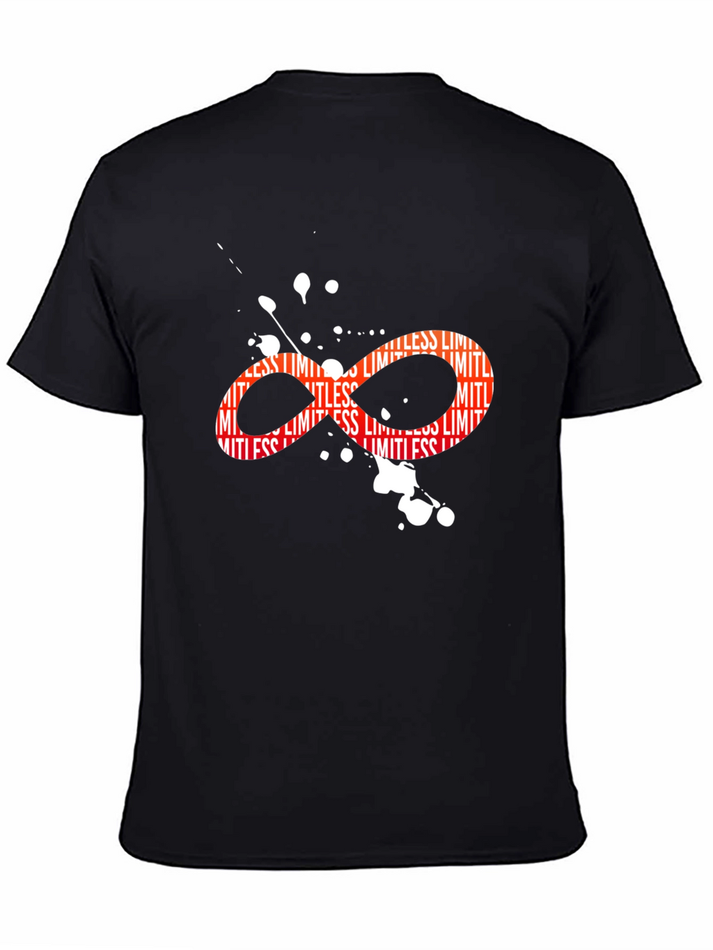 Limitless Infinity Symbol Graphic Black T-Shirt