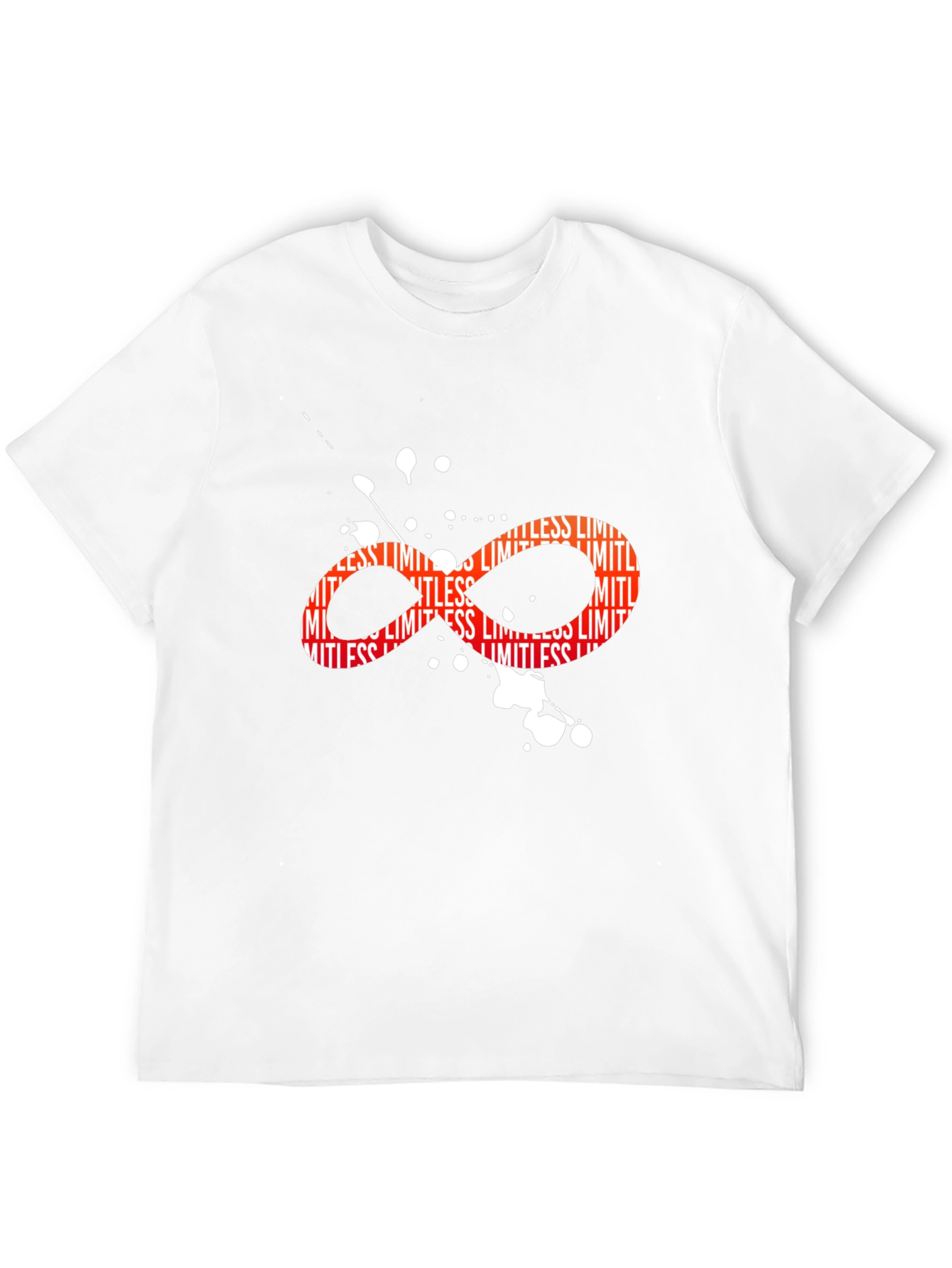 Limitless Infinity Symbol Graphic Black T-Shirt