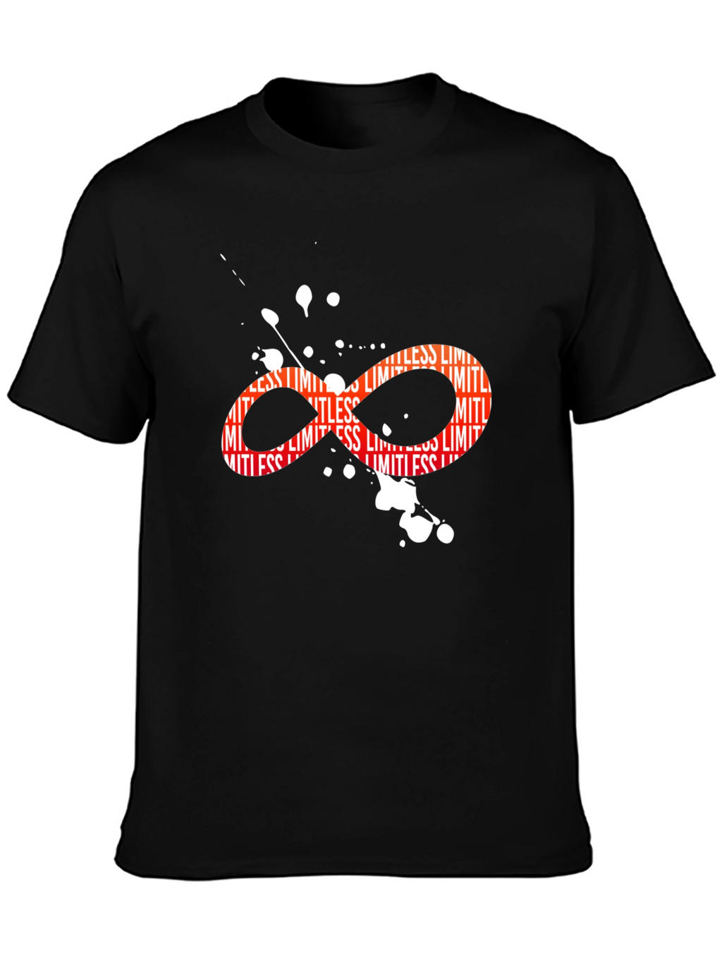 Limitless Infinity Symbol Graphic Black T-Shirt