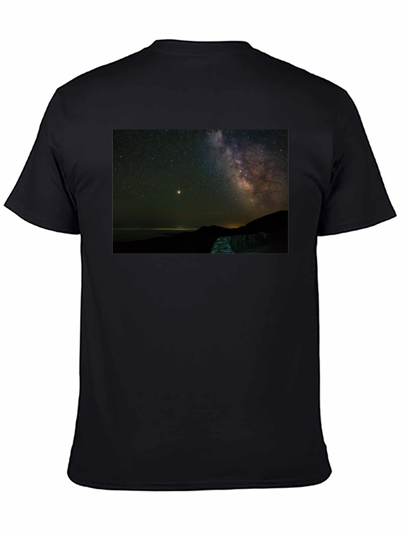 Night Sky Graphic Tee - Stargazing Shirt