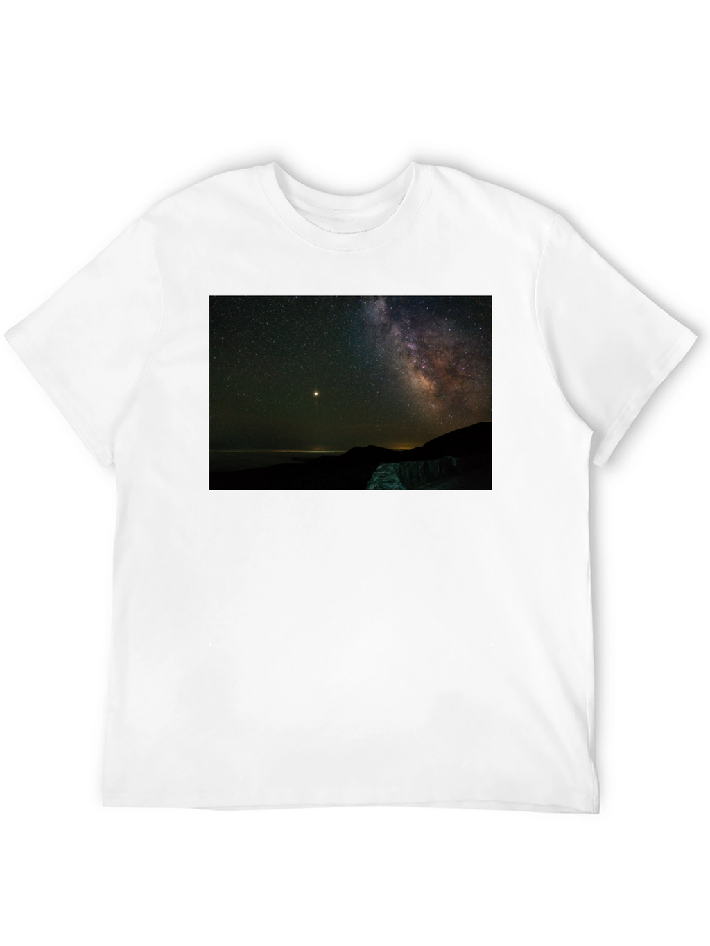 Night Sky Graphic Tee - Stargazing Shirt