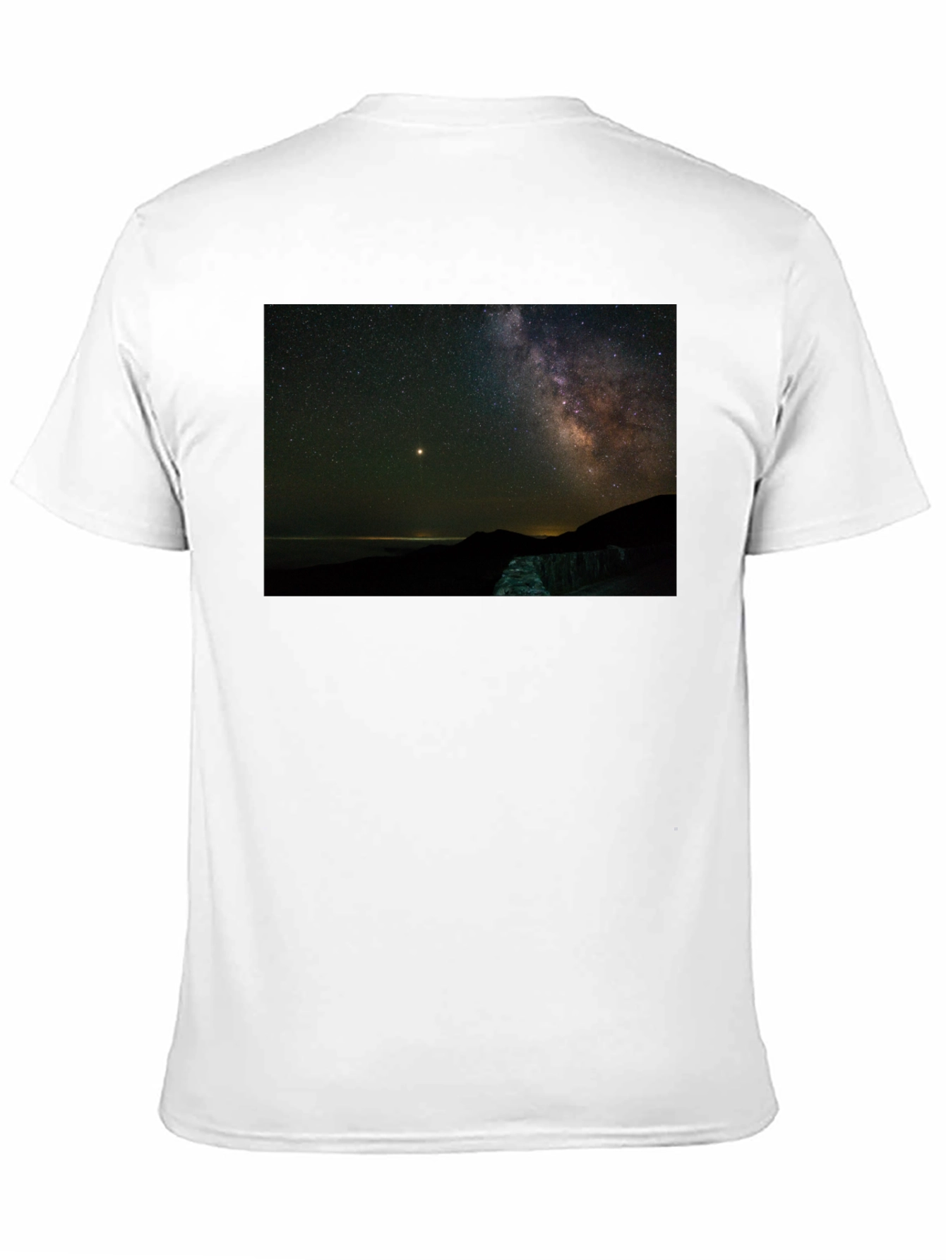 Night Sky Graphic Tee - Stargazing Shirt