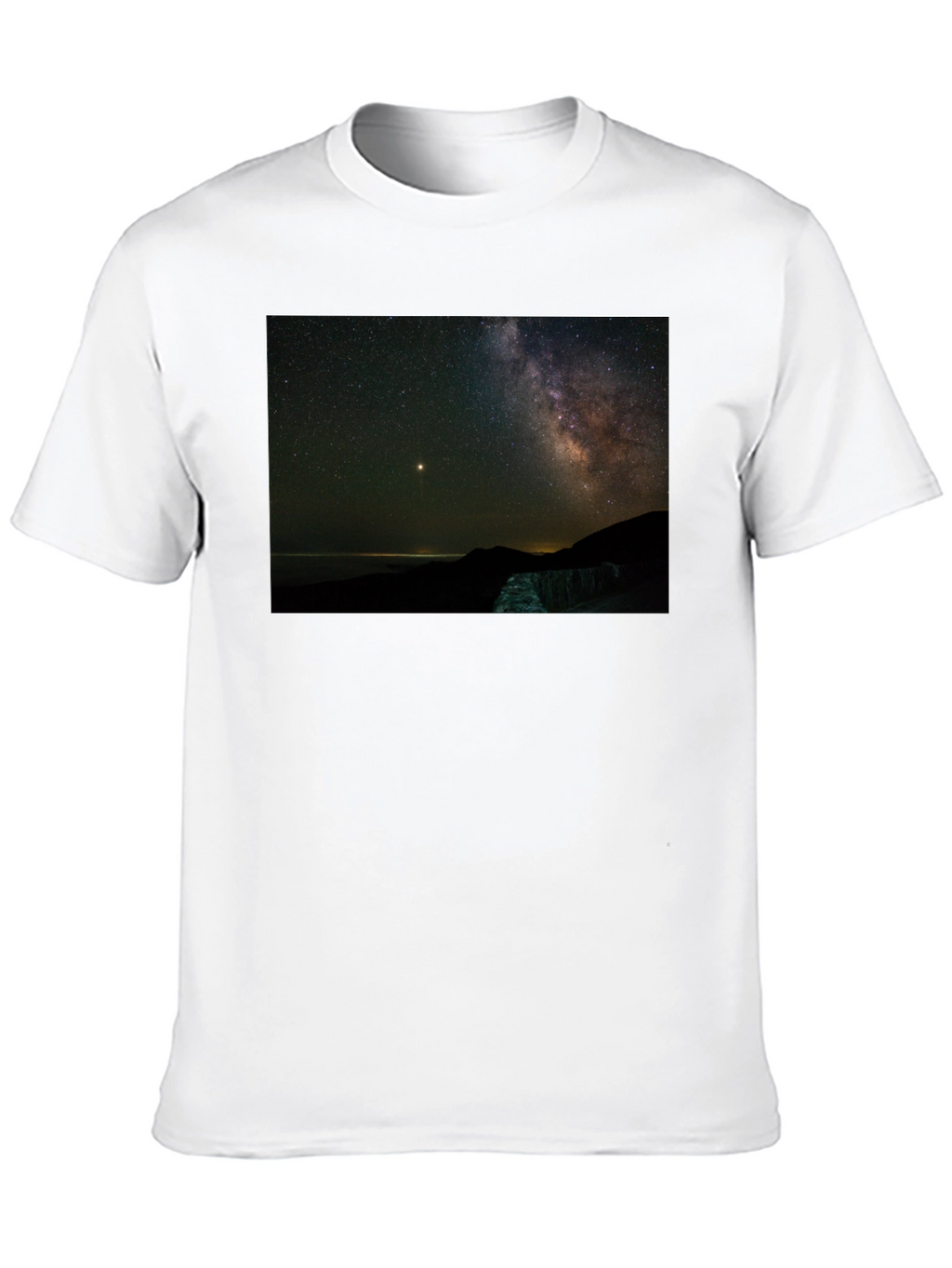 Night Sky Graphic Tee - Stargazing Shirt