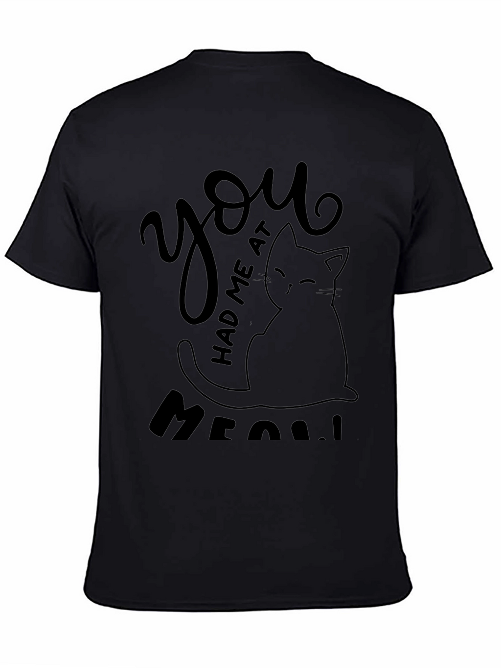 You Had Me At Meow Cat Graphic Tee