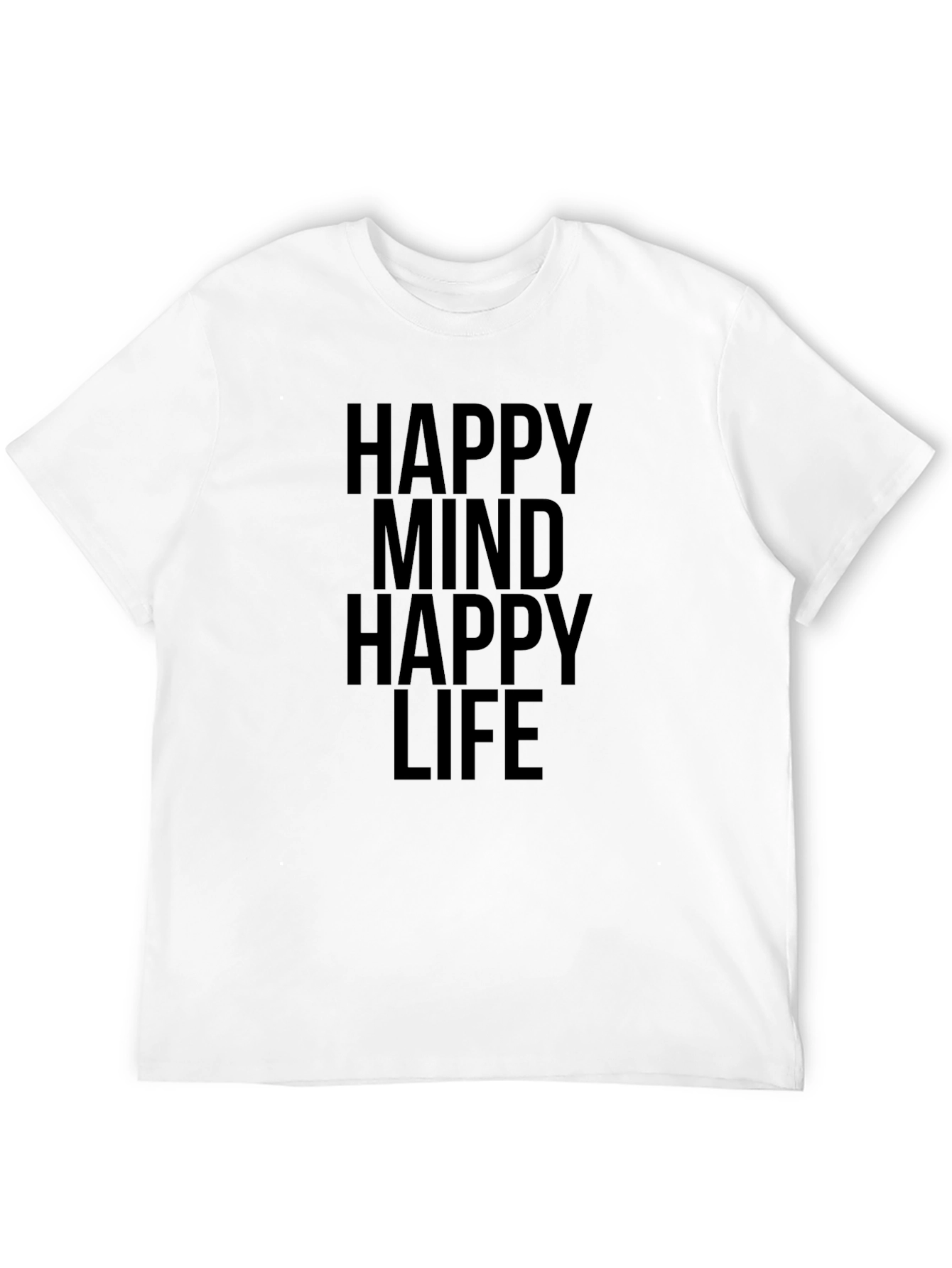 Happy Mind Happy Life Graphic Tee