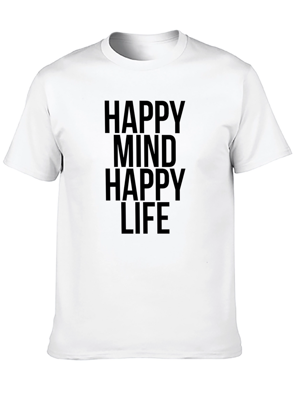 Happy Mind Happy Life Graphic Tee