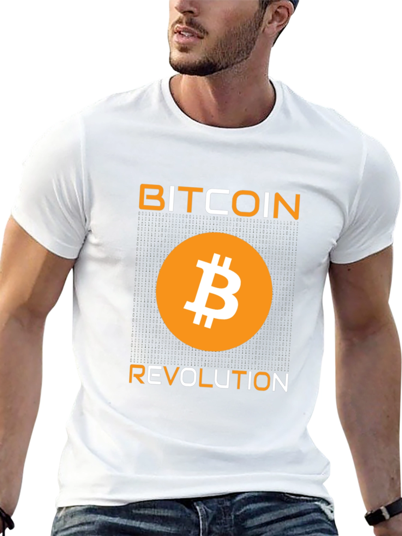 Bitcoin Revolution Graphic T-Shirt - Black
