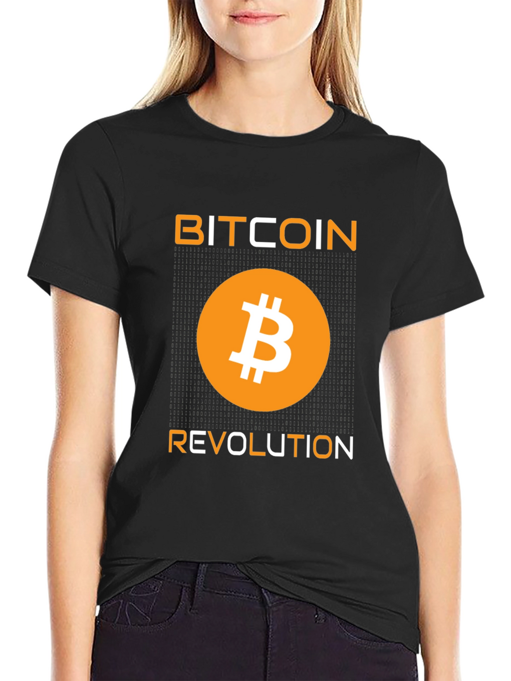 Bitcoin Revolution Graphic T-Shirt - Black