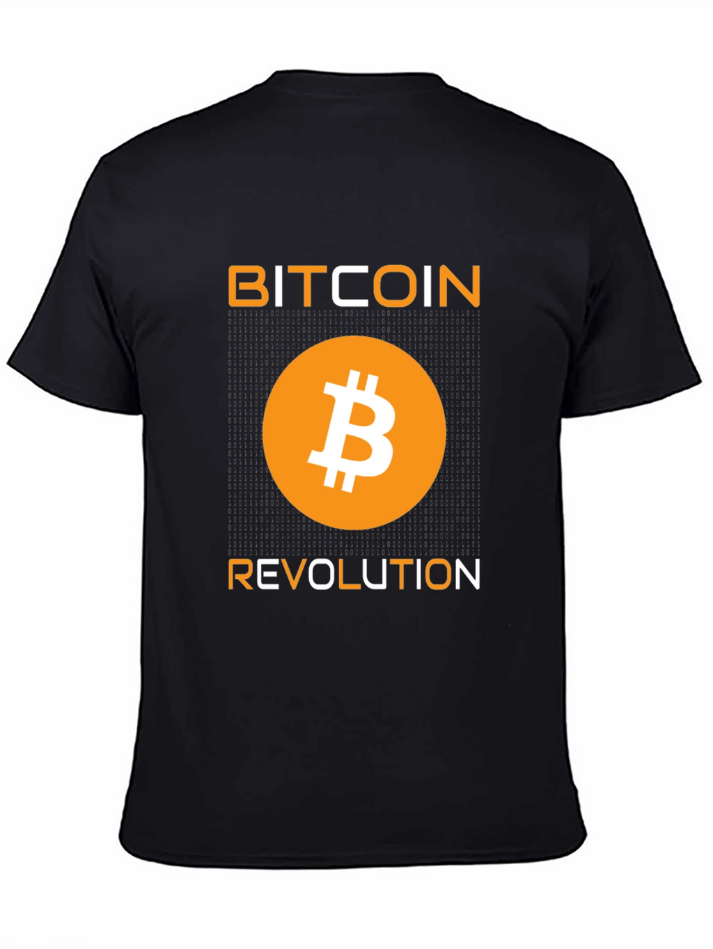 Bitcoin Revolution Graphic T-Shirt - Black