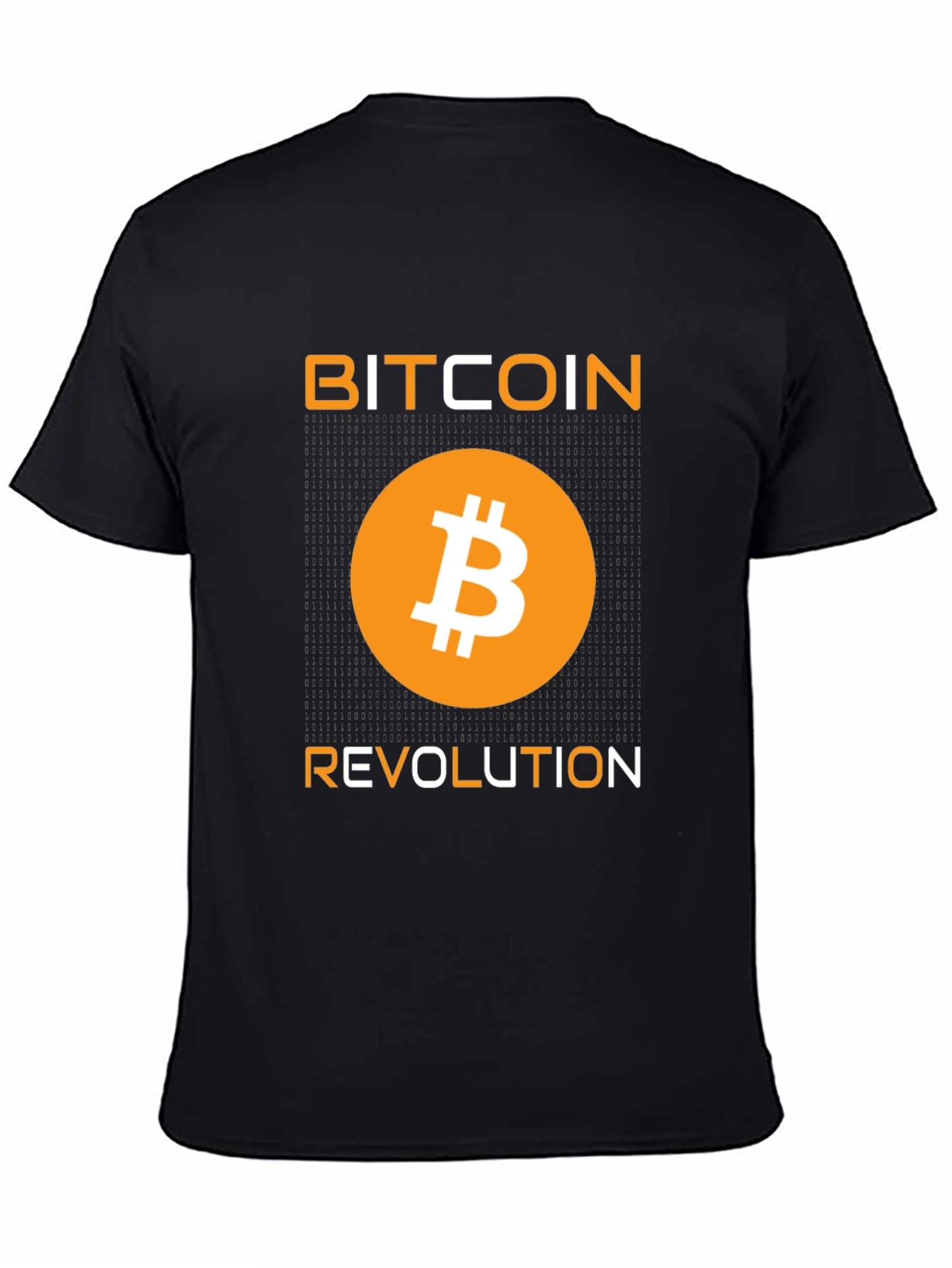 Bitcoin Revolution Graphic T-Shirt - Black