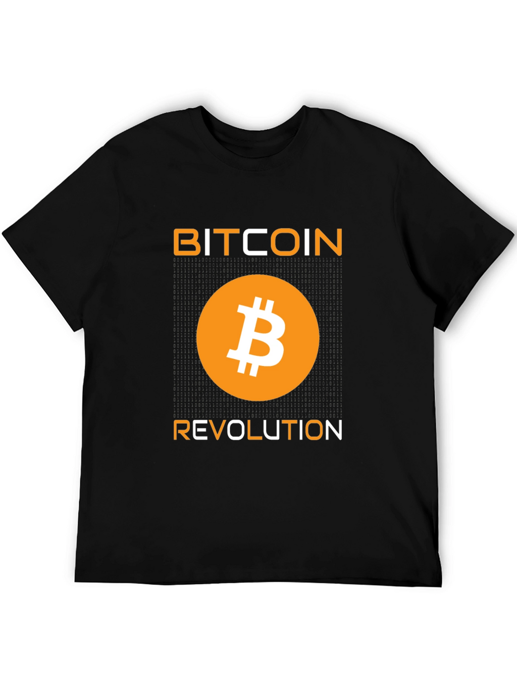 Bitcoin Revolution Graphic T-Shirt - Black