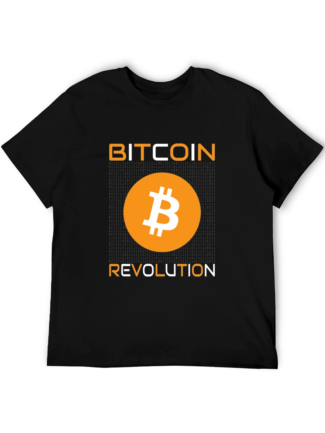 Bitcoin Revolution Graphic T-Shirt - Black