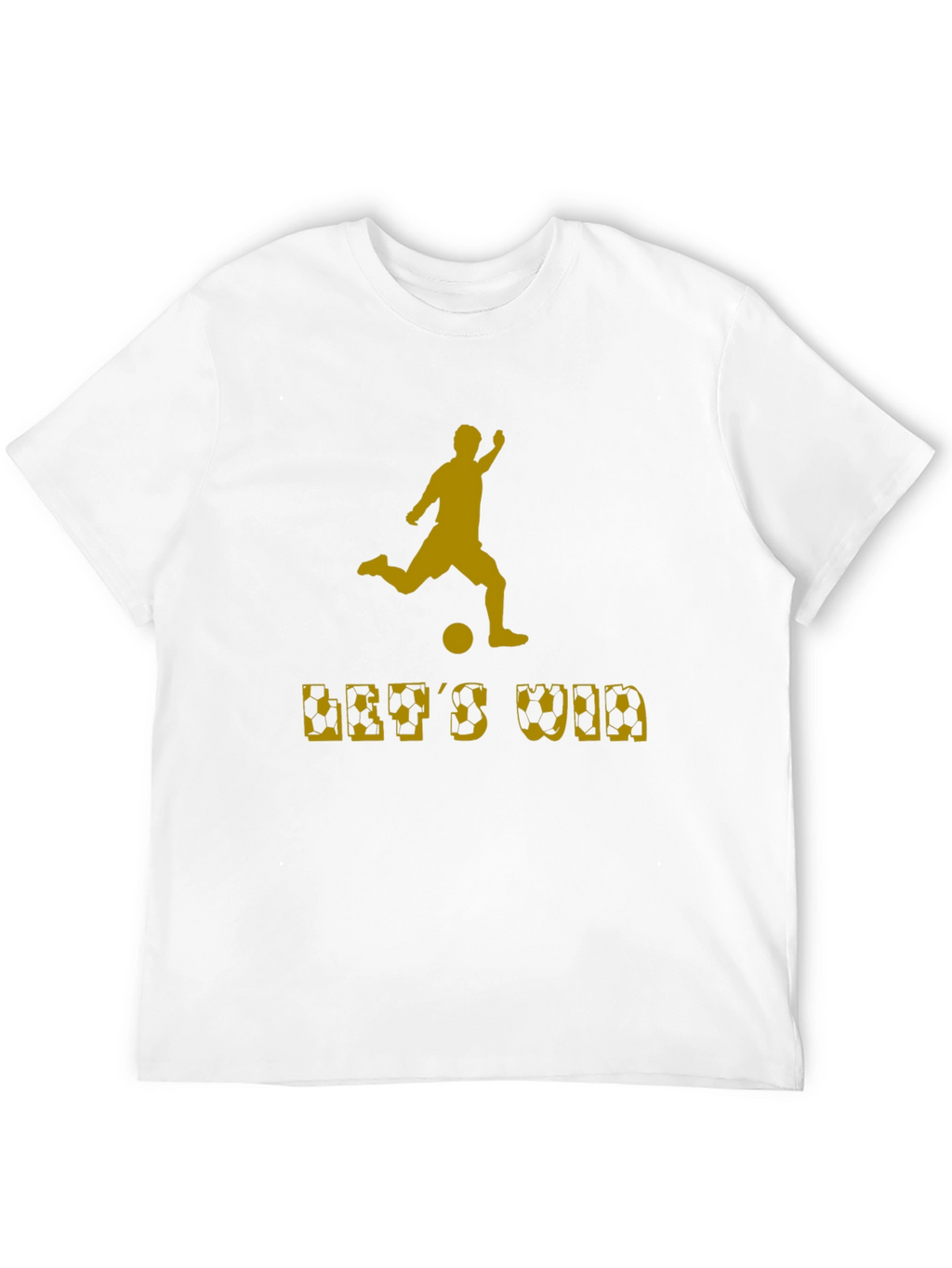 Soccer Lets Win Graphic T-Shirt