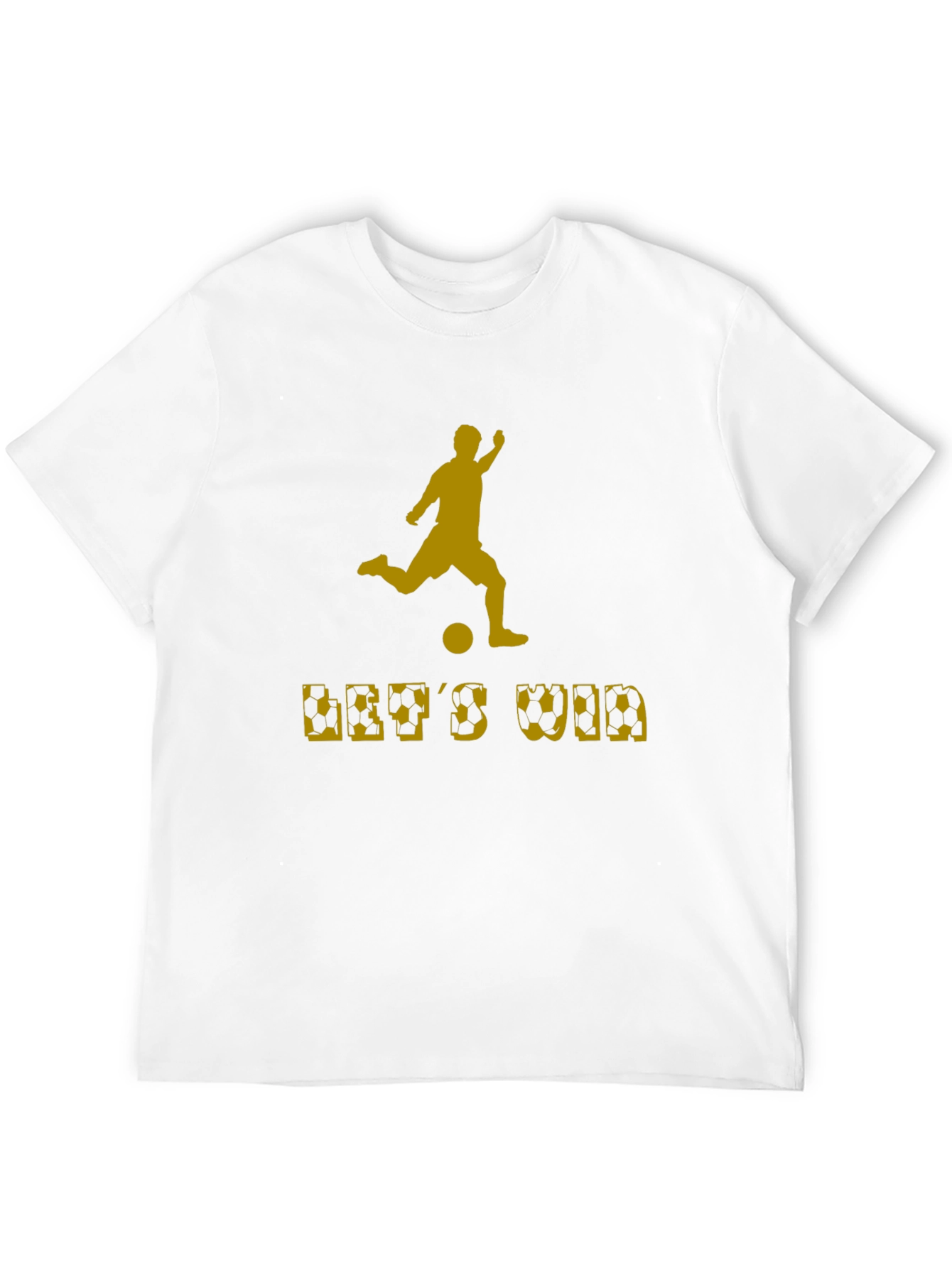 Soccer Lets Win Graphic T-Shirt