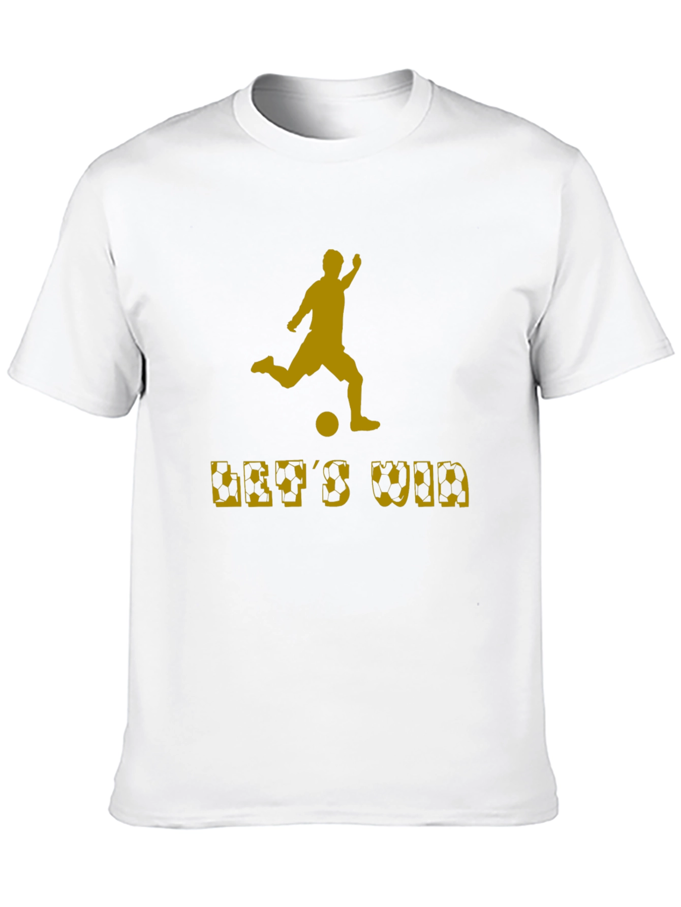 Soccer Lets Win Graphic T-Shirt