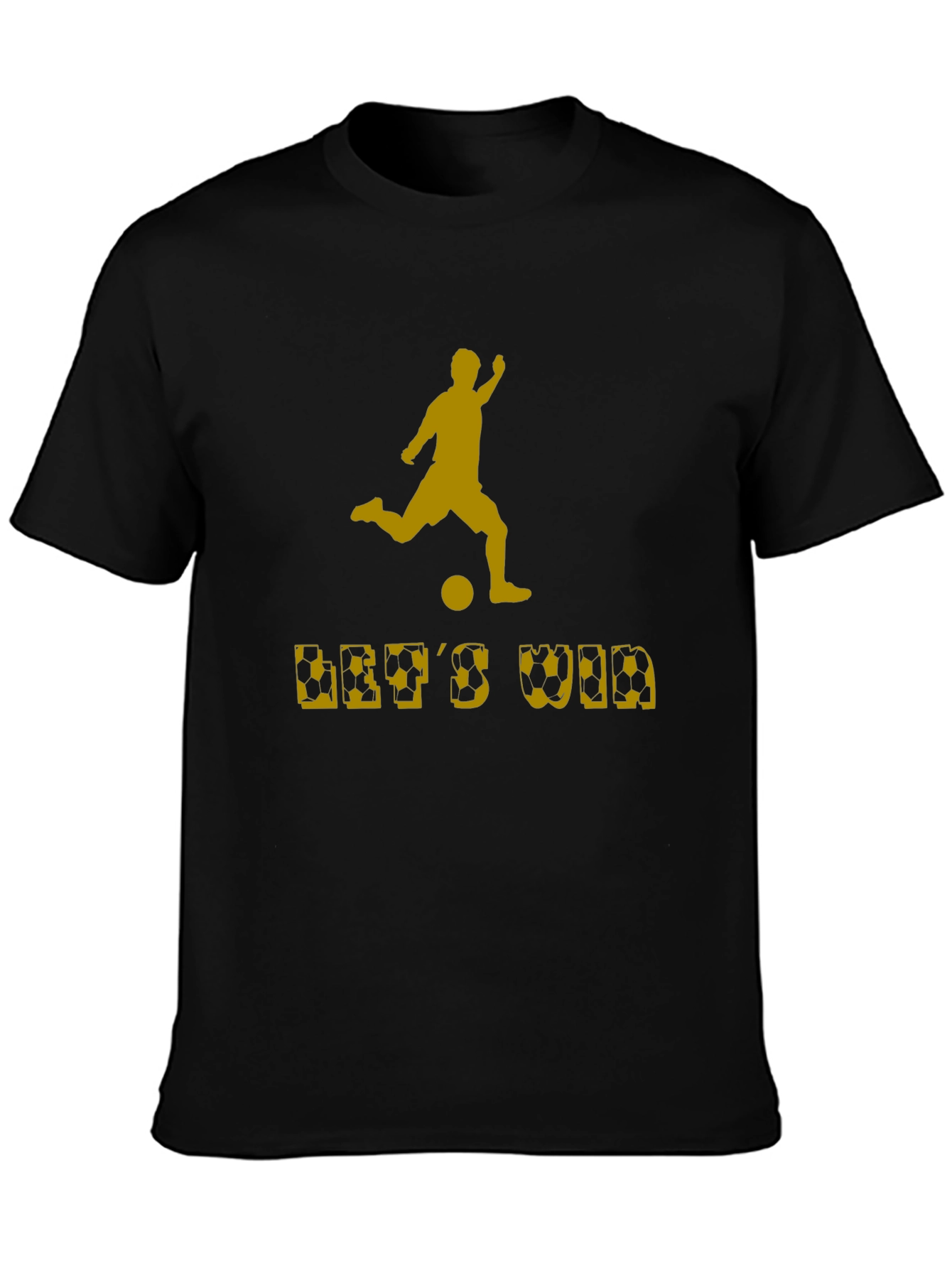 Soccer Lets Win Graphic T-Shirt