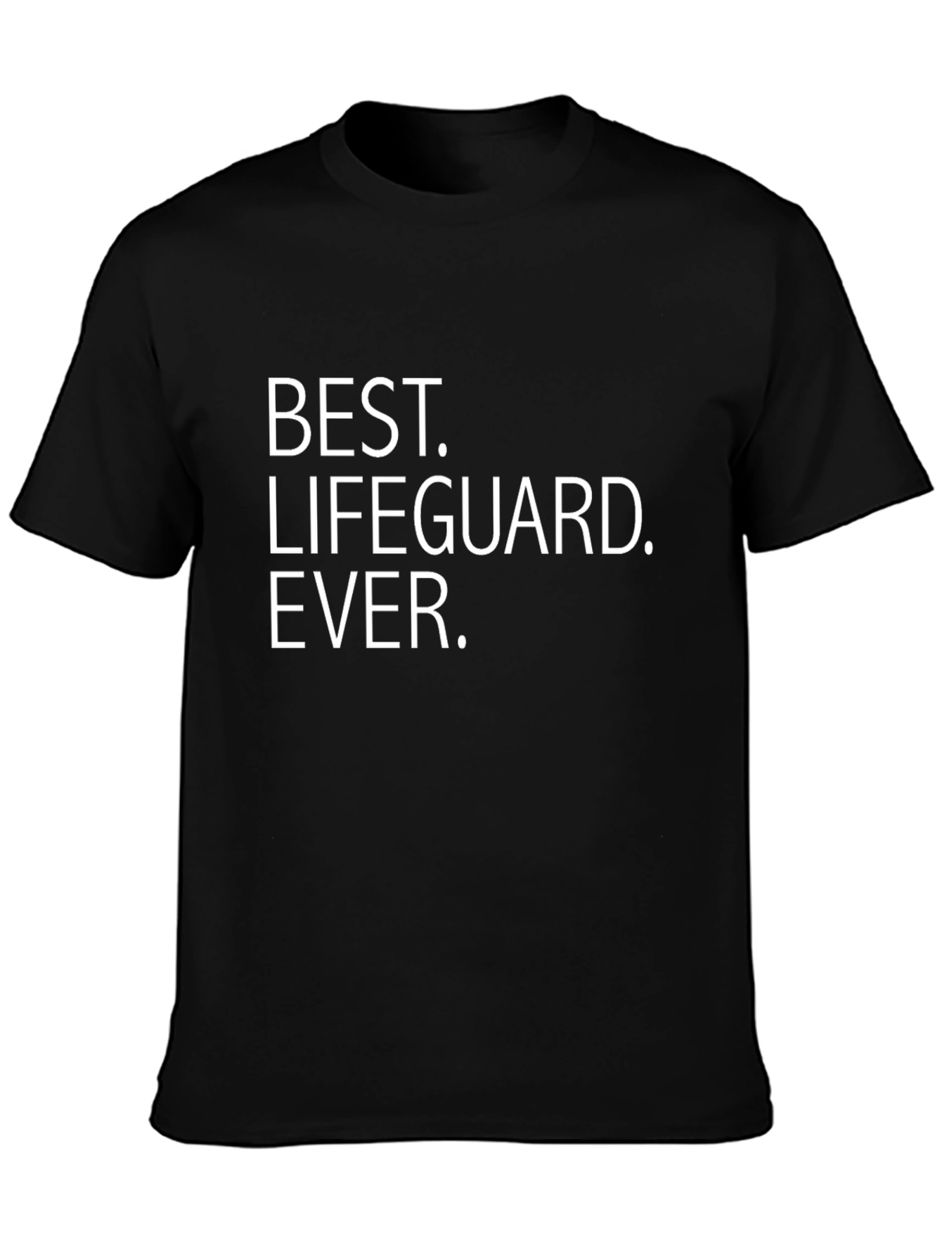 Best Lifeguard Ever Black T-Shirt