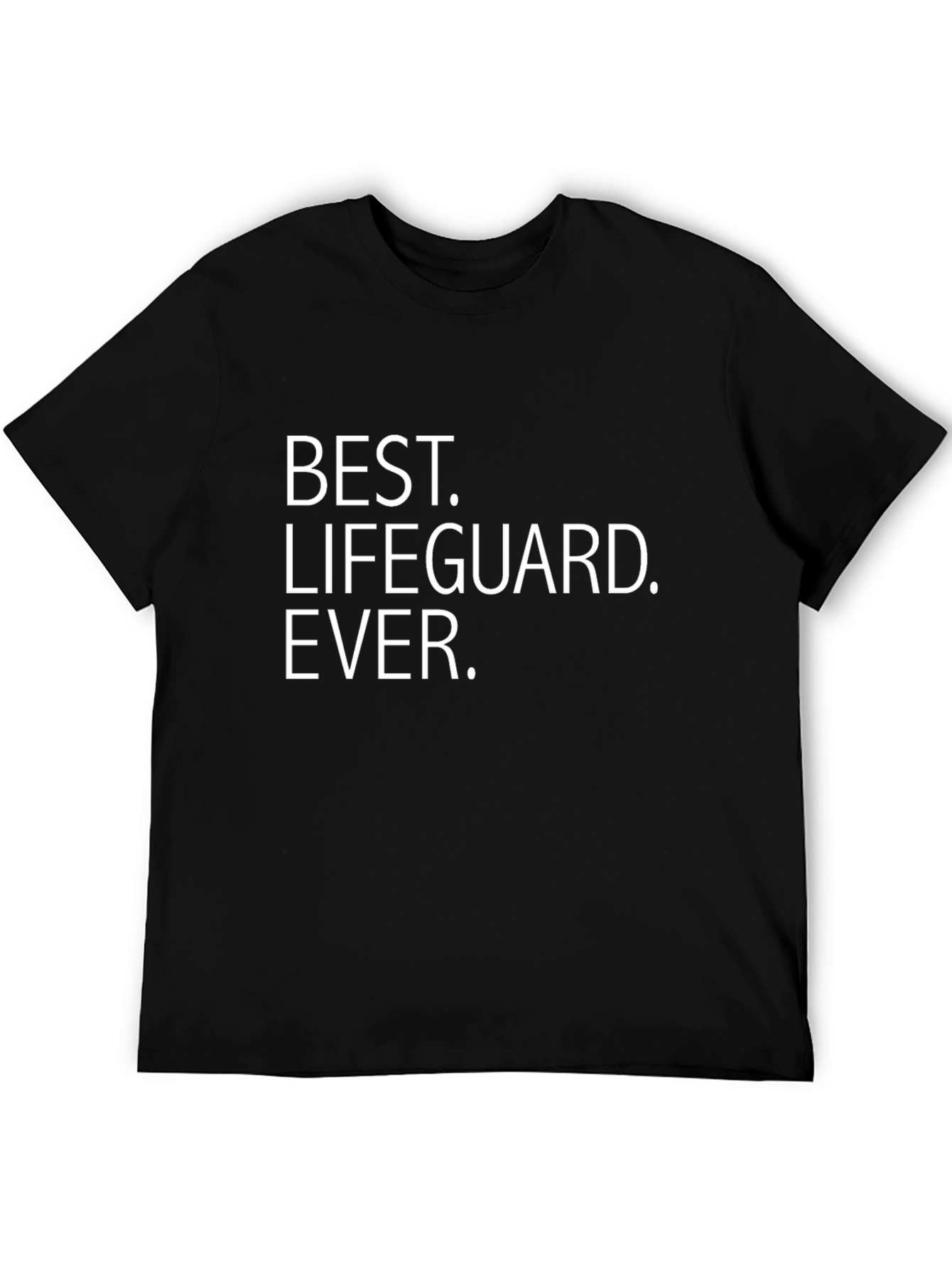 Best Lifeguard Ever Black T-Shirt