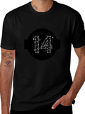 Geometric 14 Black T-Shirt