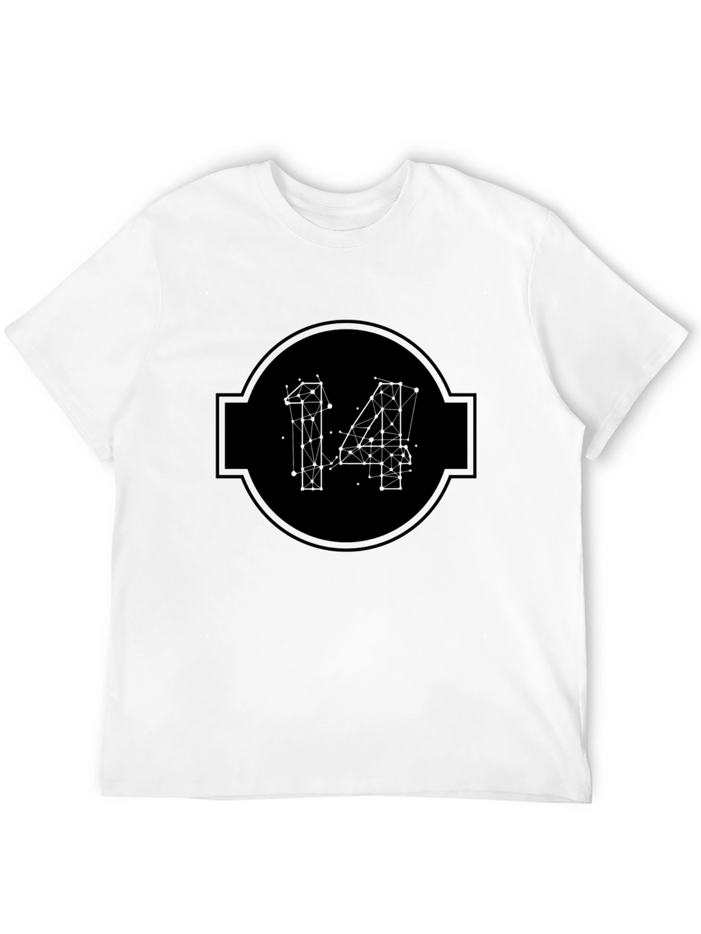 Geometric 14 Black T-Shirt