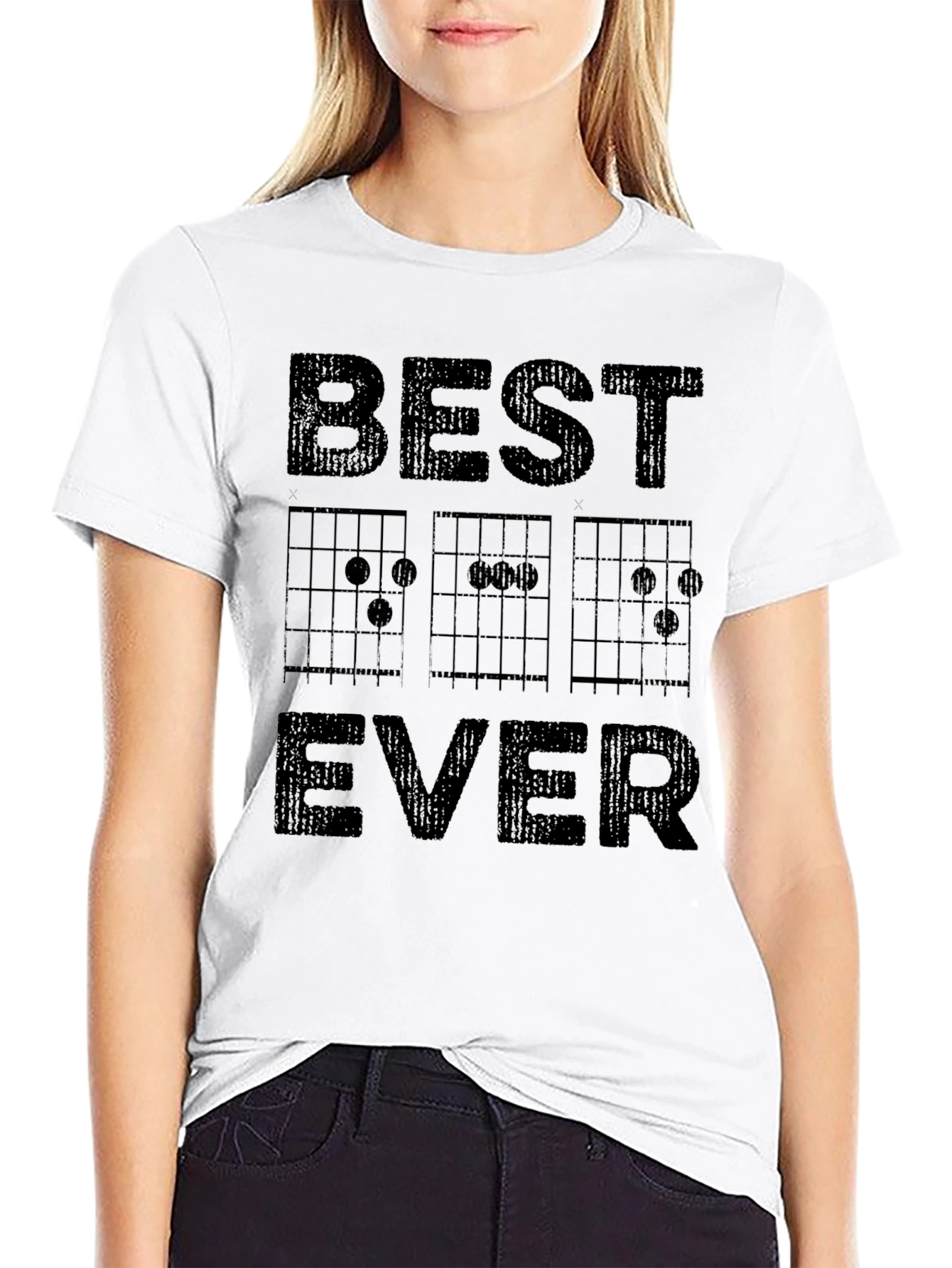 Best Dad Ever Guitar Chord T-Shirt