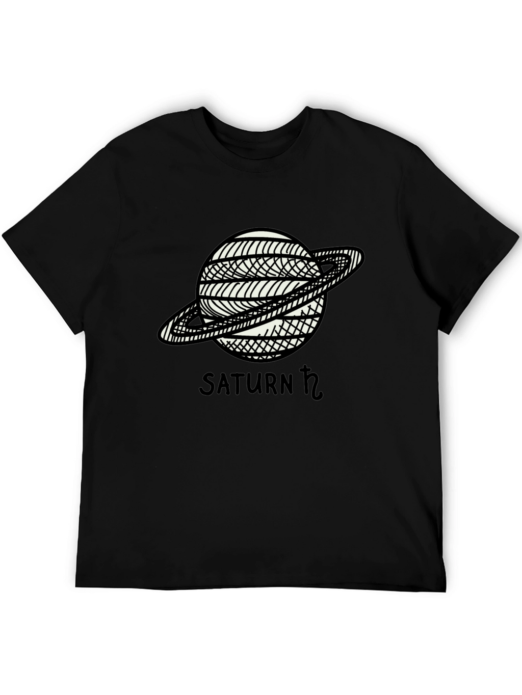 Saturn Graphic T-Shirt - Celestial Style