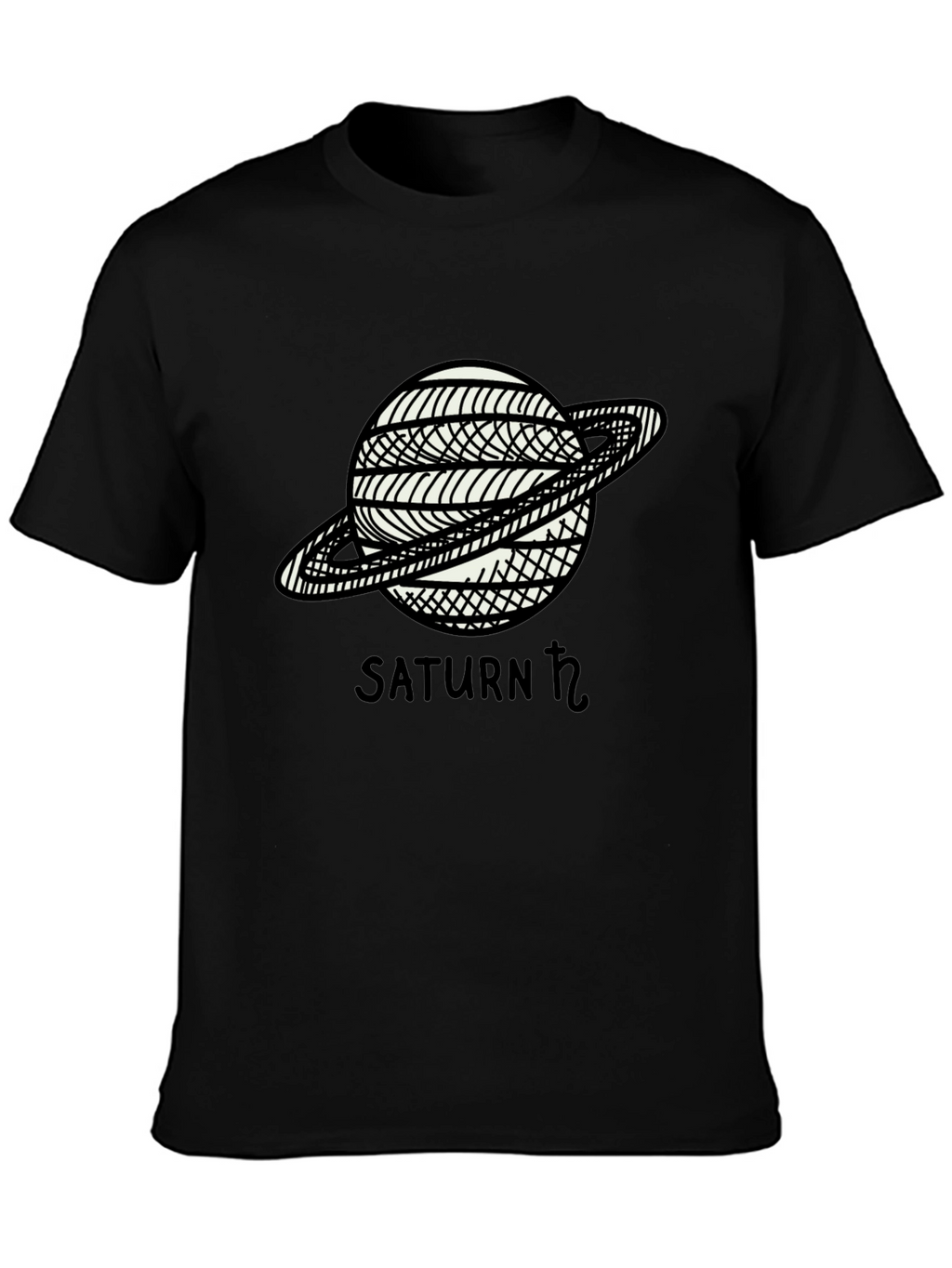 Saturn Graphic T-Shirt - Celestial Style