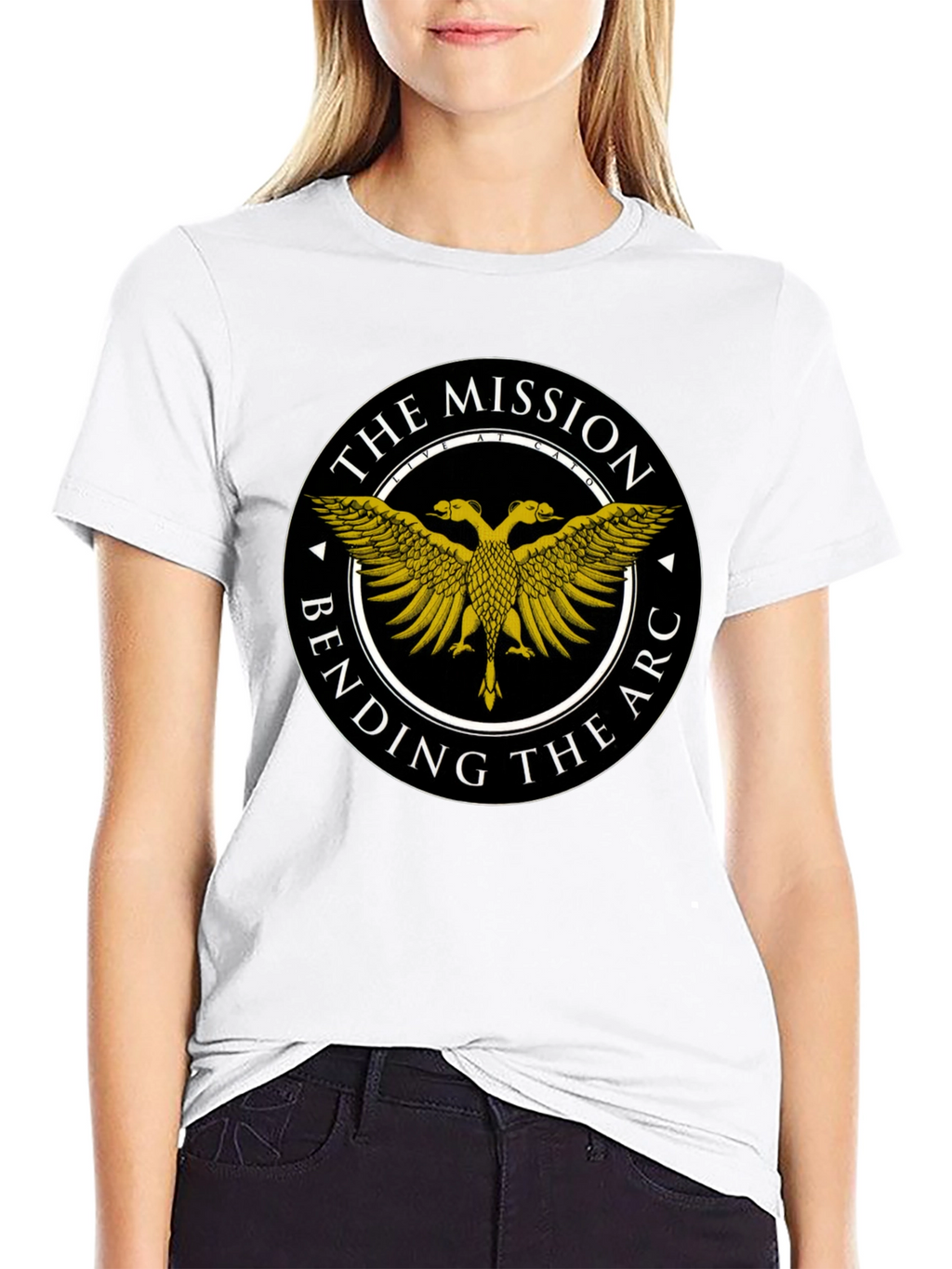 The Mission Bending the Arc Graphic Tee - Black