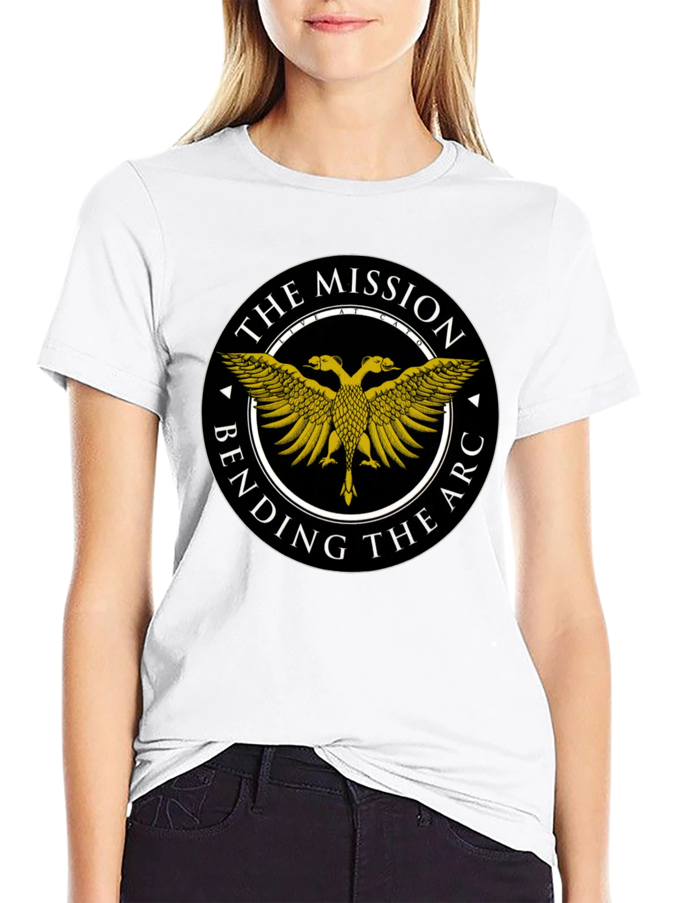The Mission Bending the Arc Graphic Tee - Black