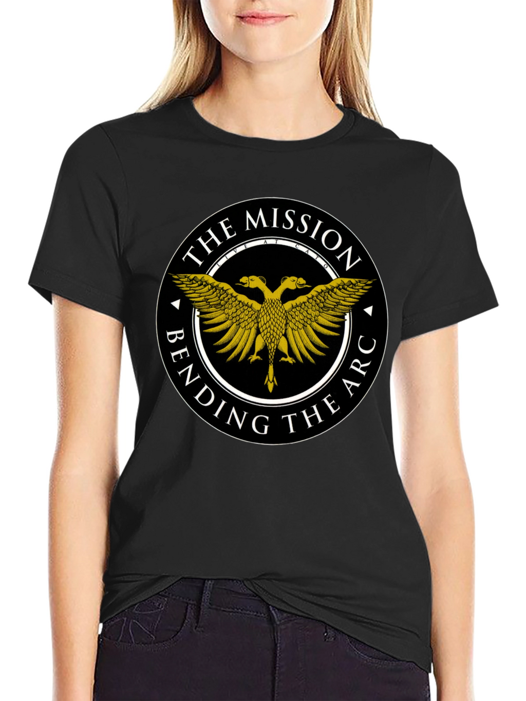 The Mission Bending the Arc Graphic Tee - Black