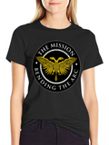 The Mission Bending the Arc Graphic Tee - Black