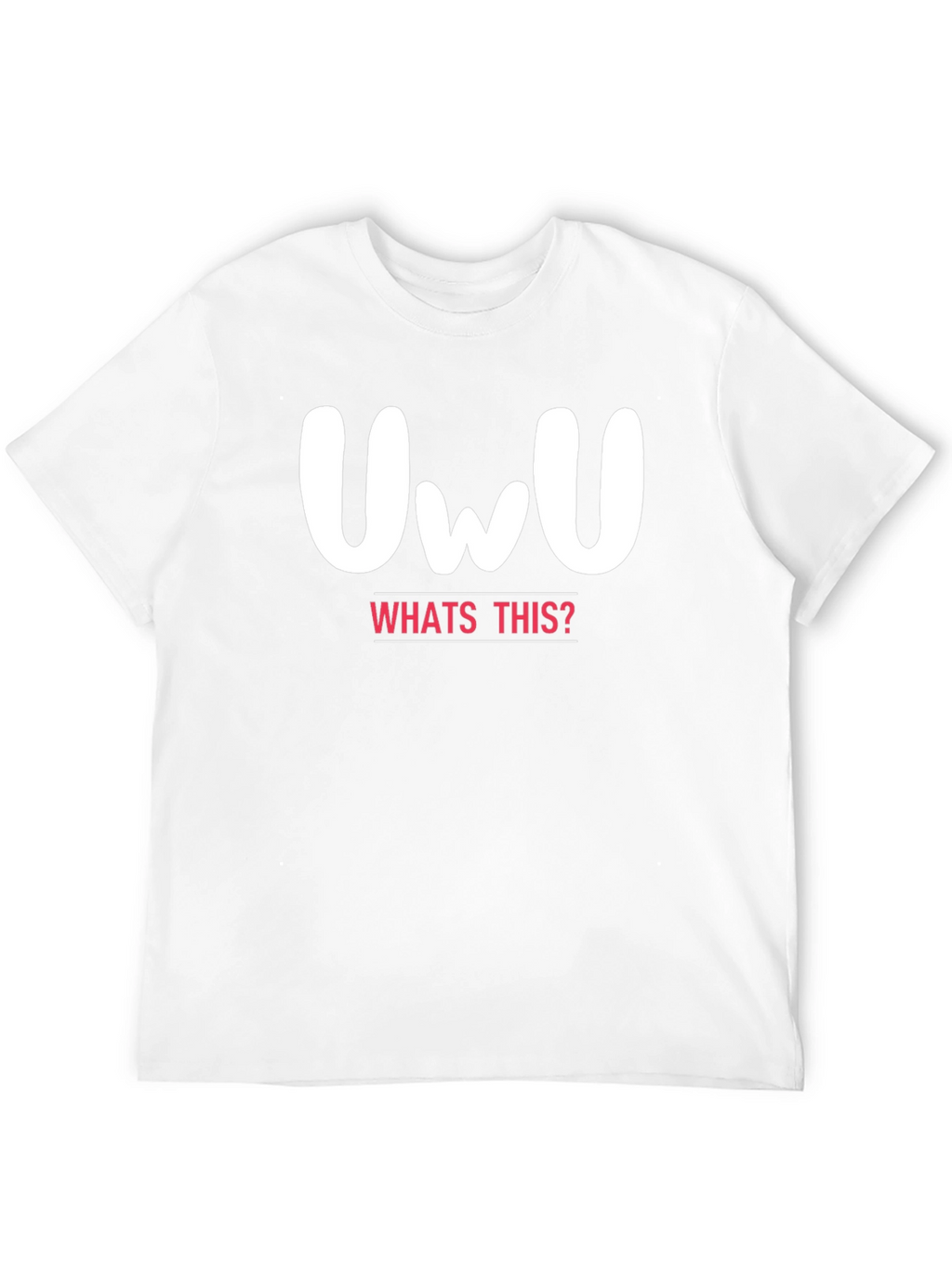 UwU Whats This? Black Graphic Tee