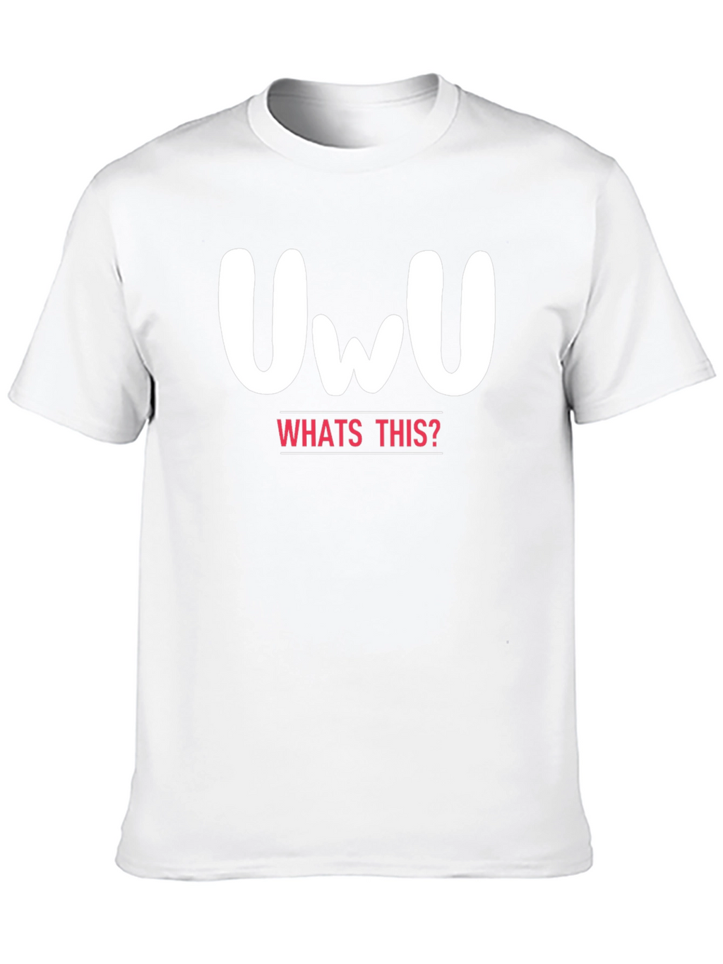 UwU Whats This? Black Graphic Tee