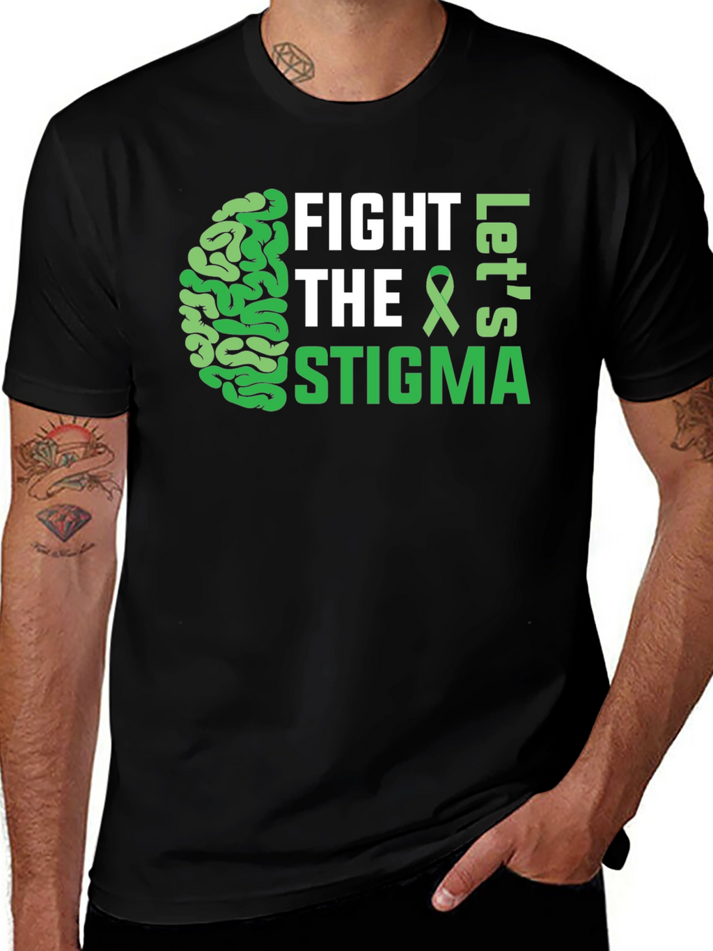 Fight the Stigma Mental Health Awareness T-Shirt