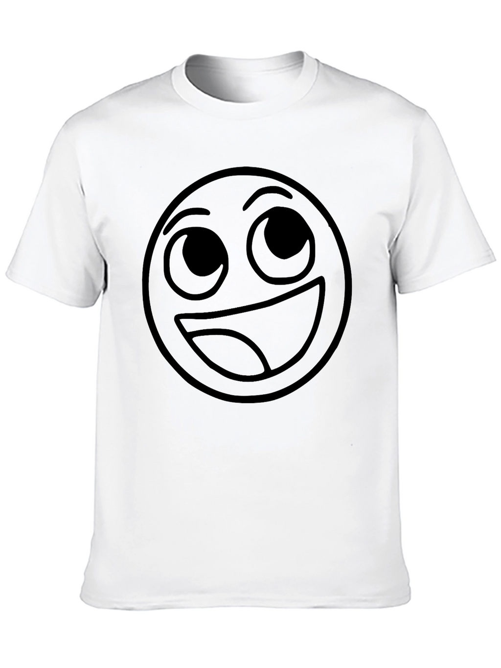 Laughing Emoji Black T-Shirt - Express Yourself!