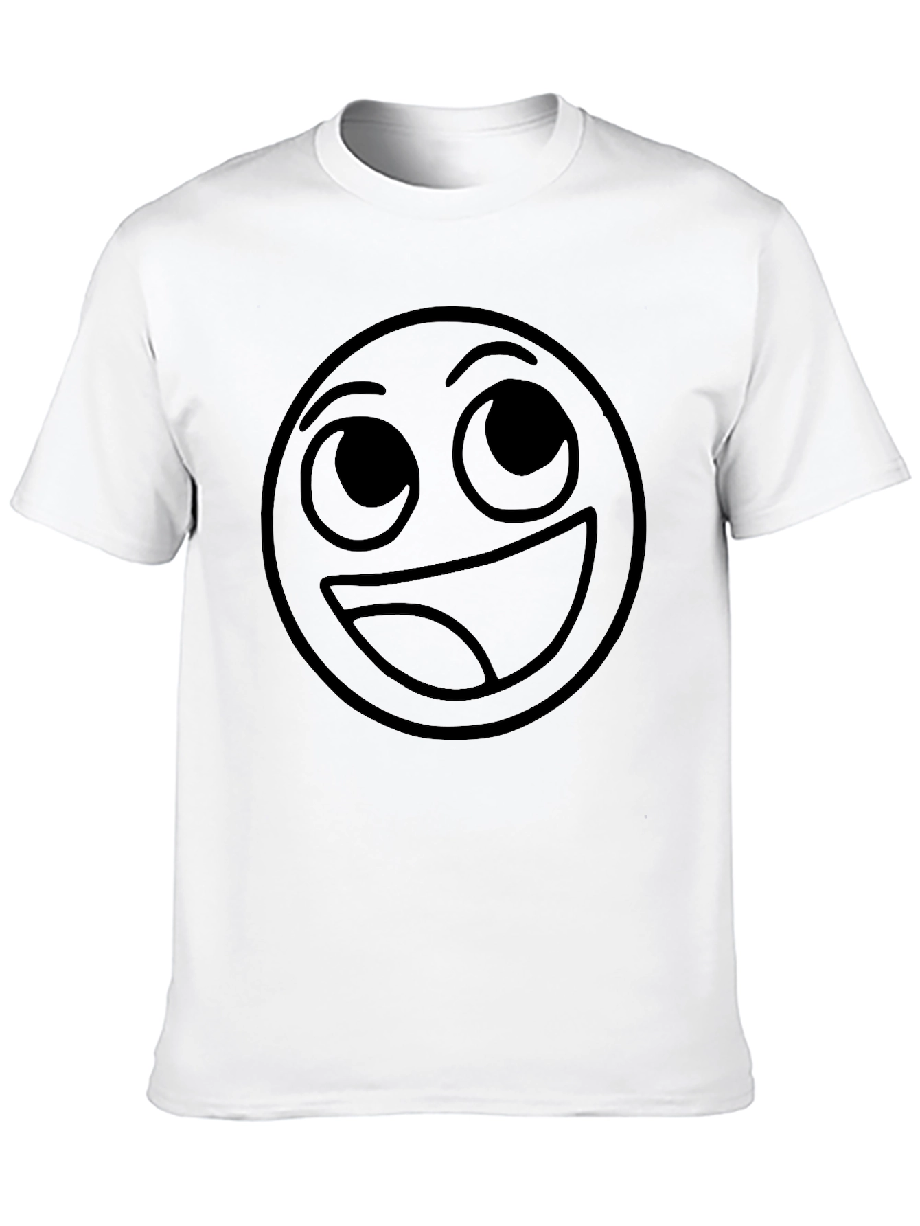 Laughing Emoji Black T-Shirt - Express Yourself!
