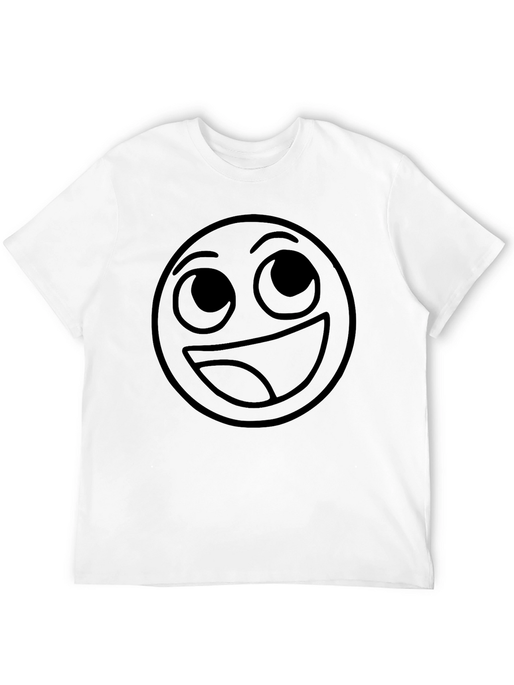 Laughing Emoji Black T-Shirt - Express Yourself!