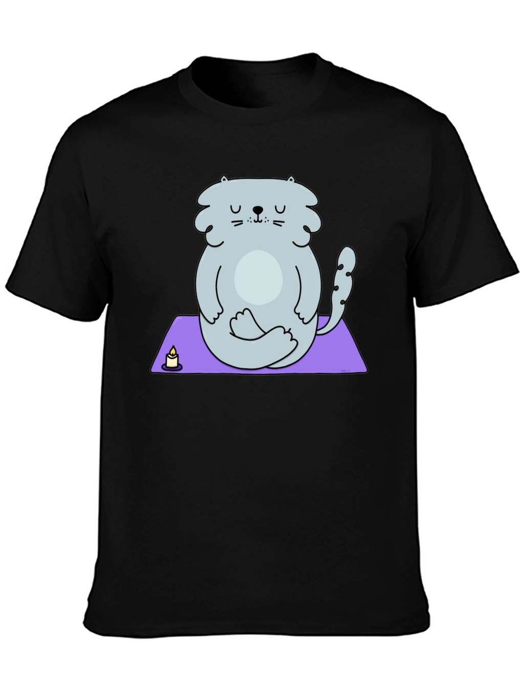 Zen Cat Yoga Meditation T-Shirt