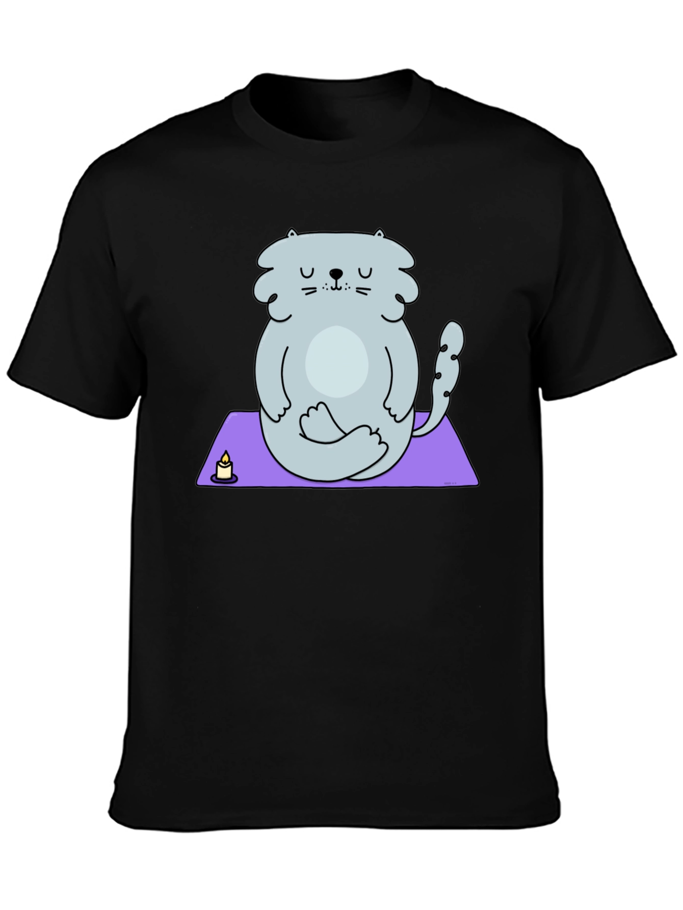Zen Cat Yoga Meditation T-Shirt