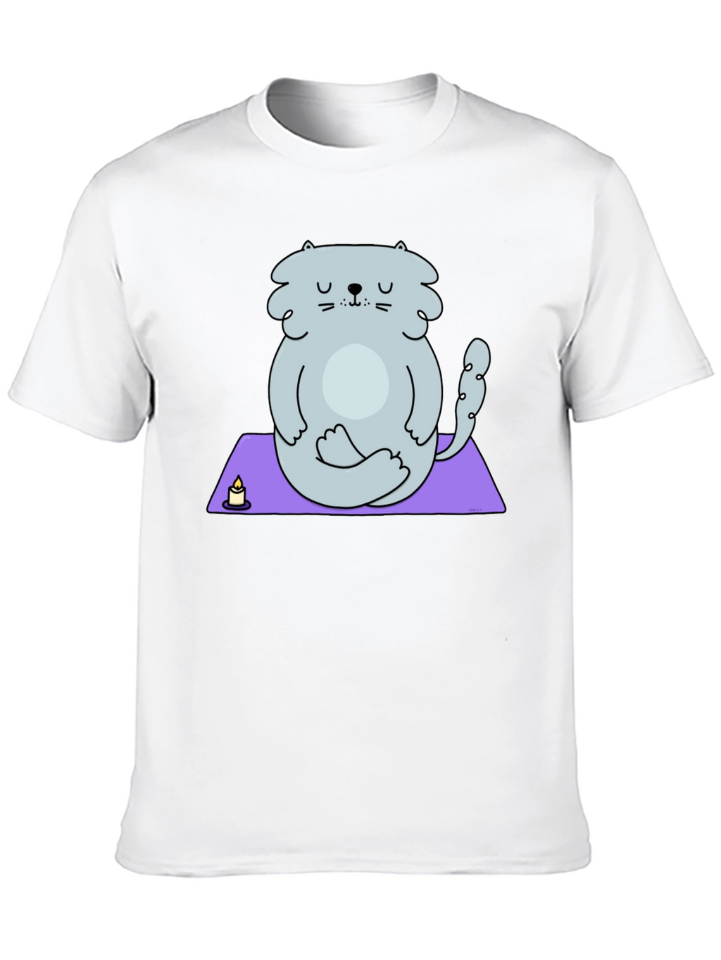 Zen Cat Yoga Meditation T-Shirt