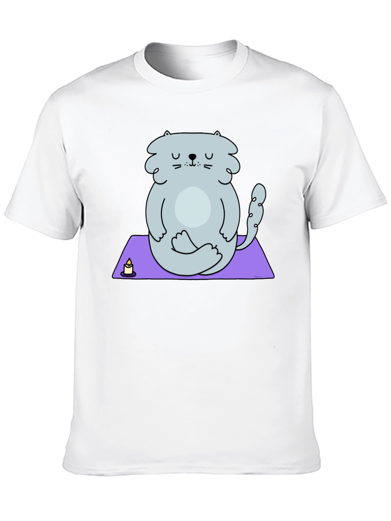 Zen Cat Yoga Meditation T-Shirt