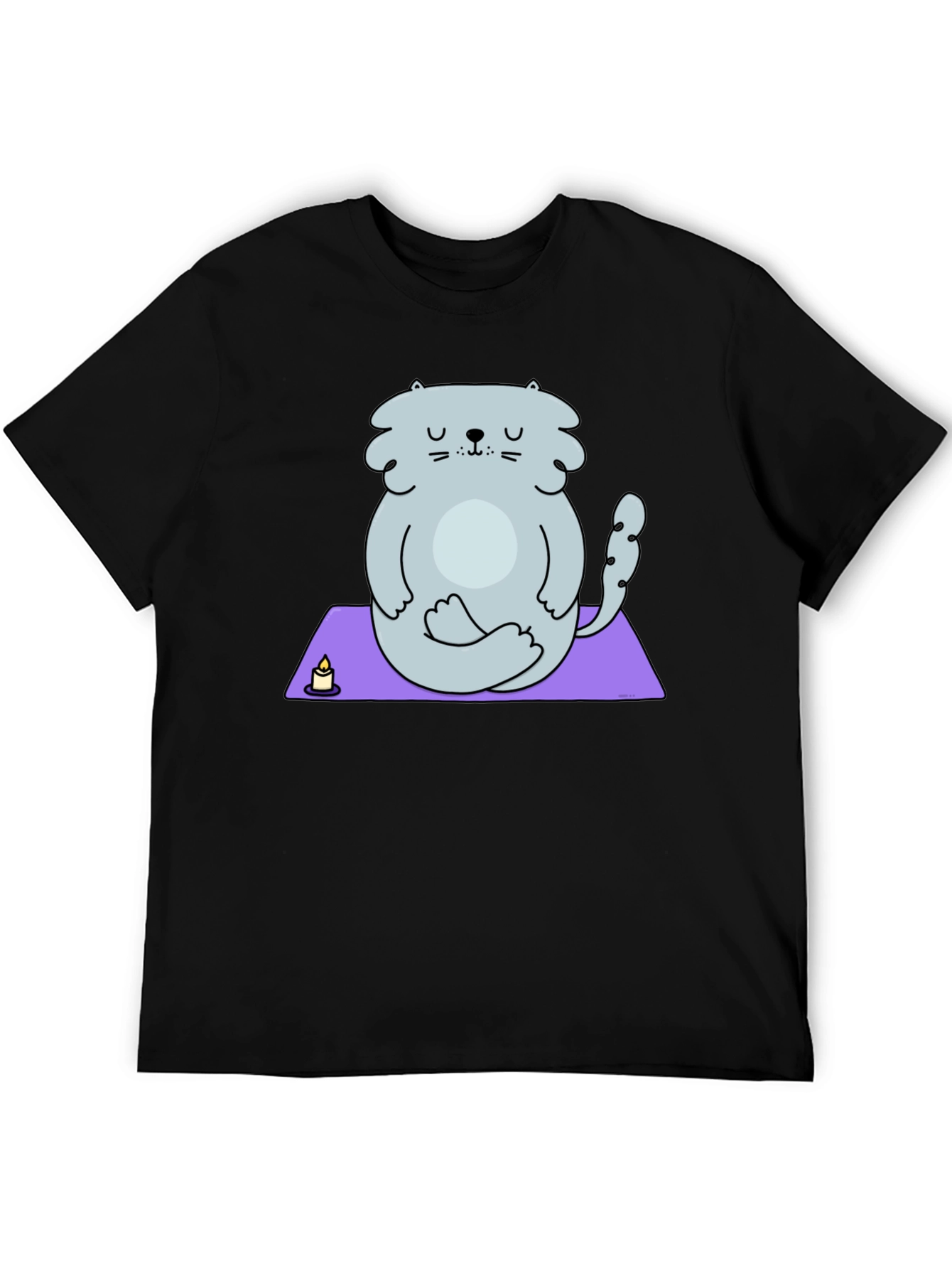 Zen Cat Yoga Meditation T-Shirt