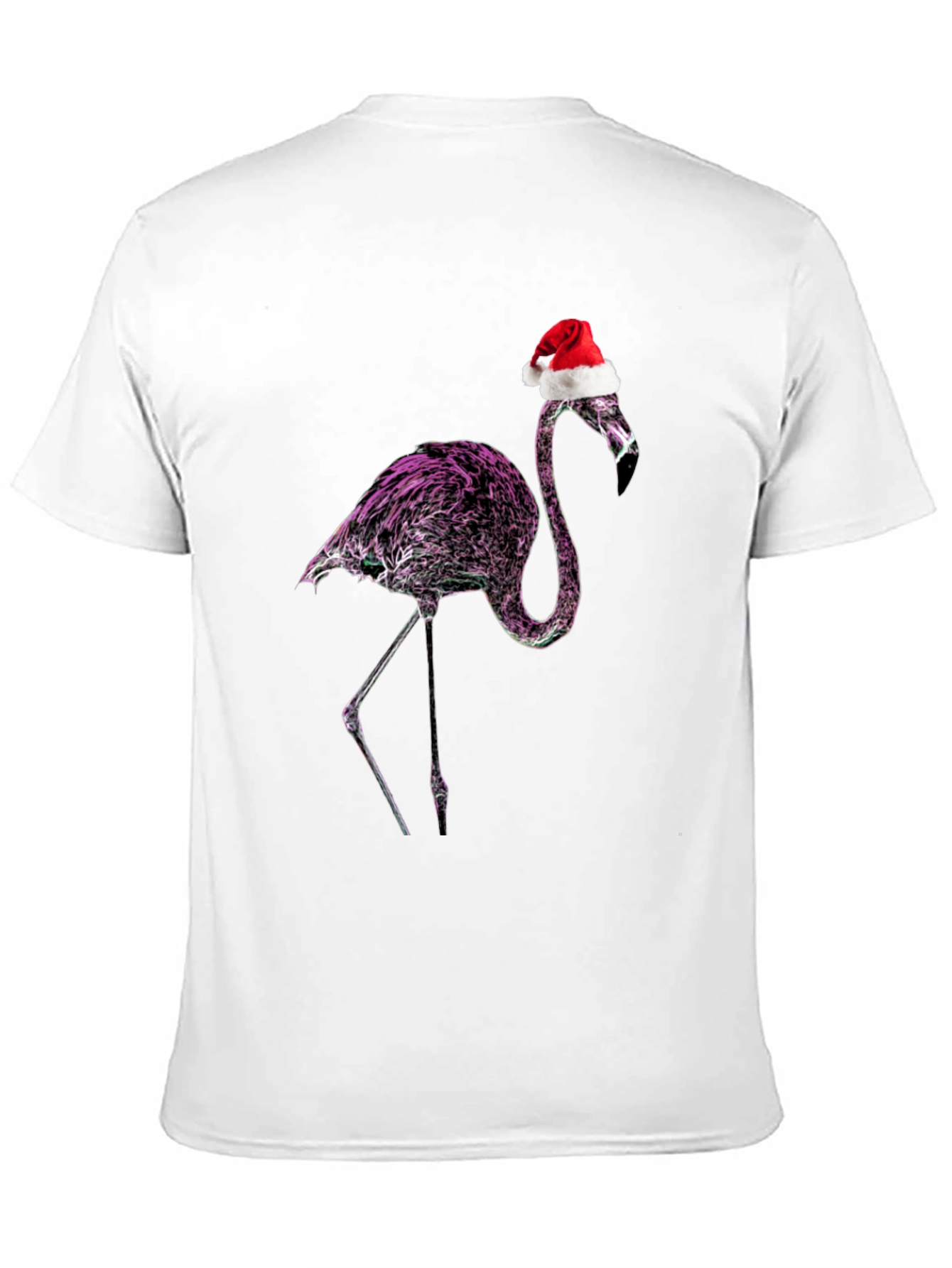 Flamingo Santa T-Shirt