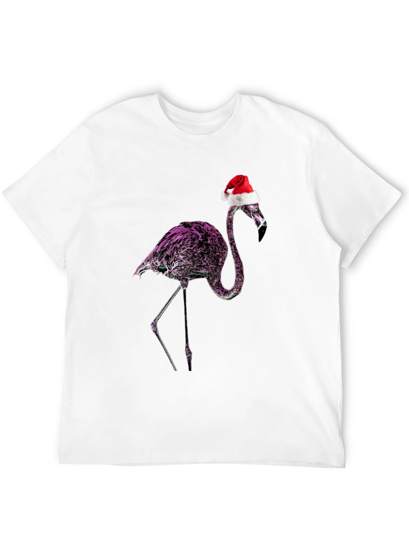 Flamingo Santa T-Shirt