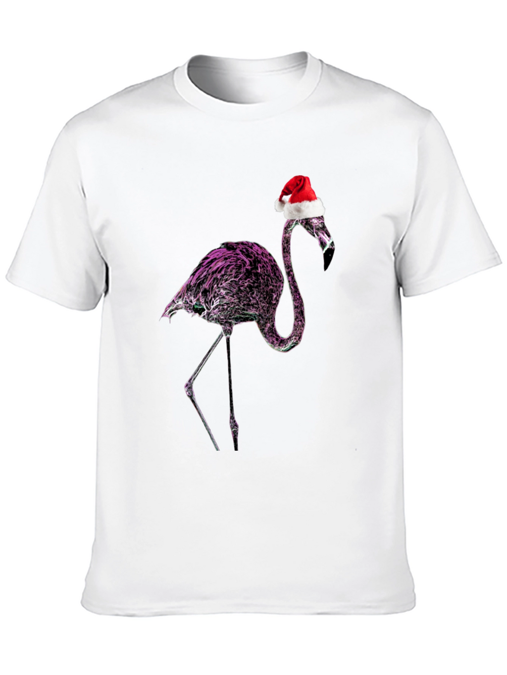 Flamingo Santa T-Shirt